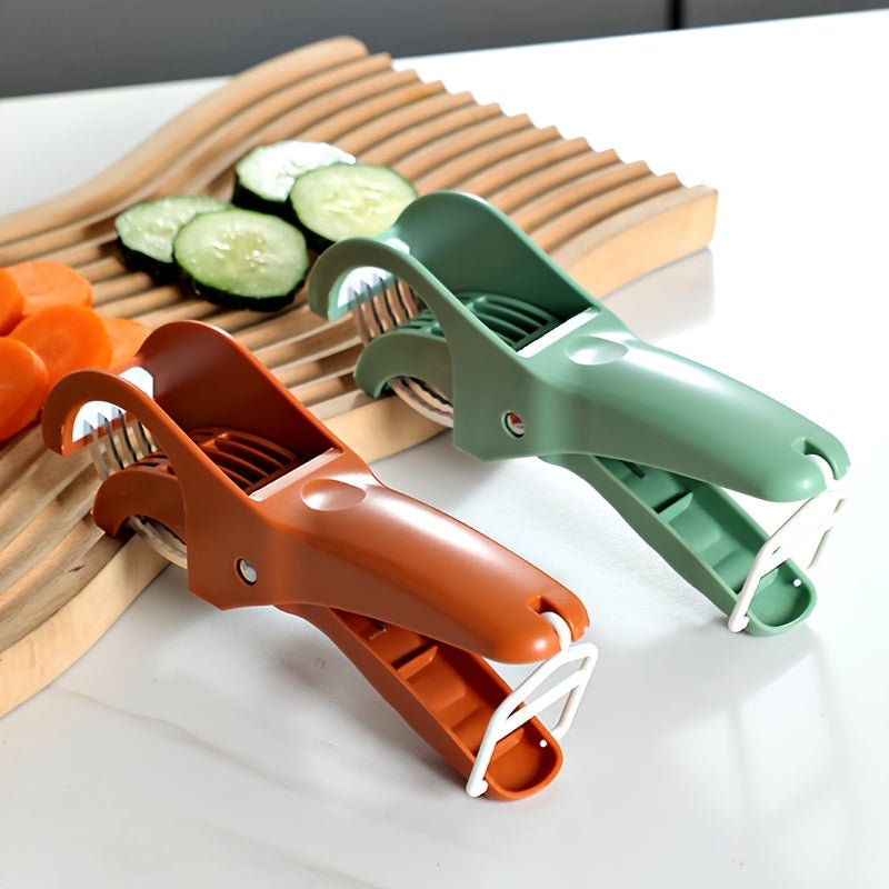 Heavy Duty Manual Vegetable And Fruit Slicer With Stainless Steel Blades - Non - skating Base For Carrots, Cucumbers, Ham, Meat - Easy Home Kitchen Tools & - No Electricity Required, Food Preparation Halloween Christmas Gifts - Buy That Thang