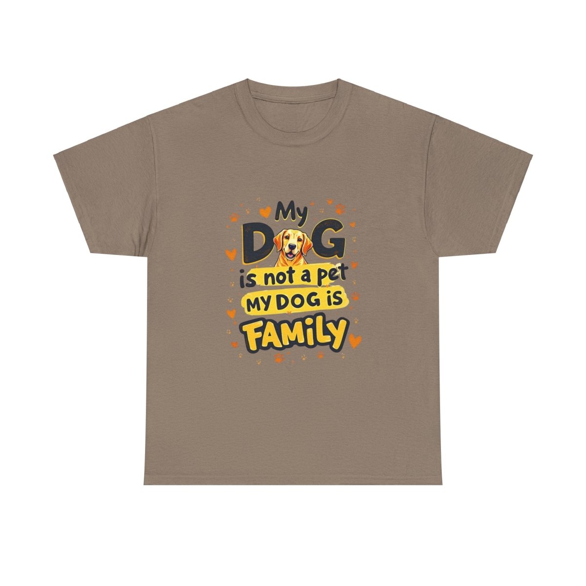 Dog Lover Tee - My Dog is Family Unisex Heavy Cotton Tee - Buy That Thang