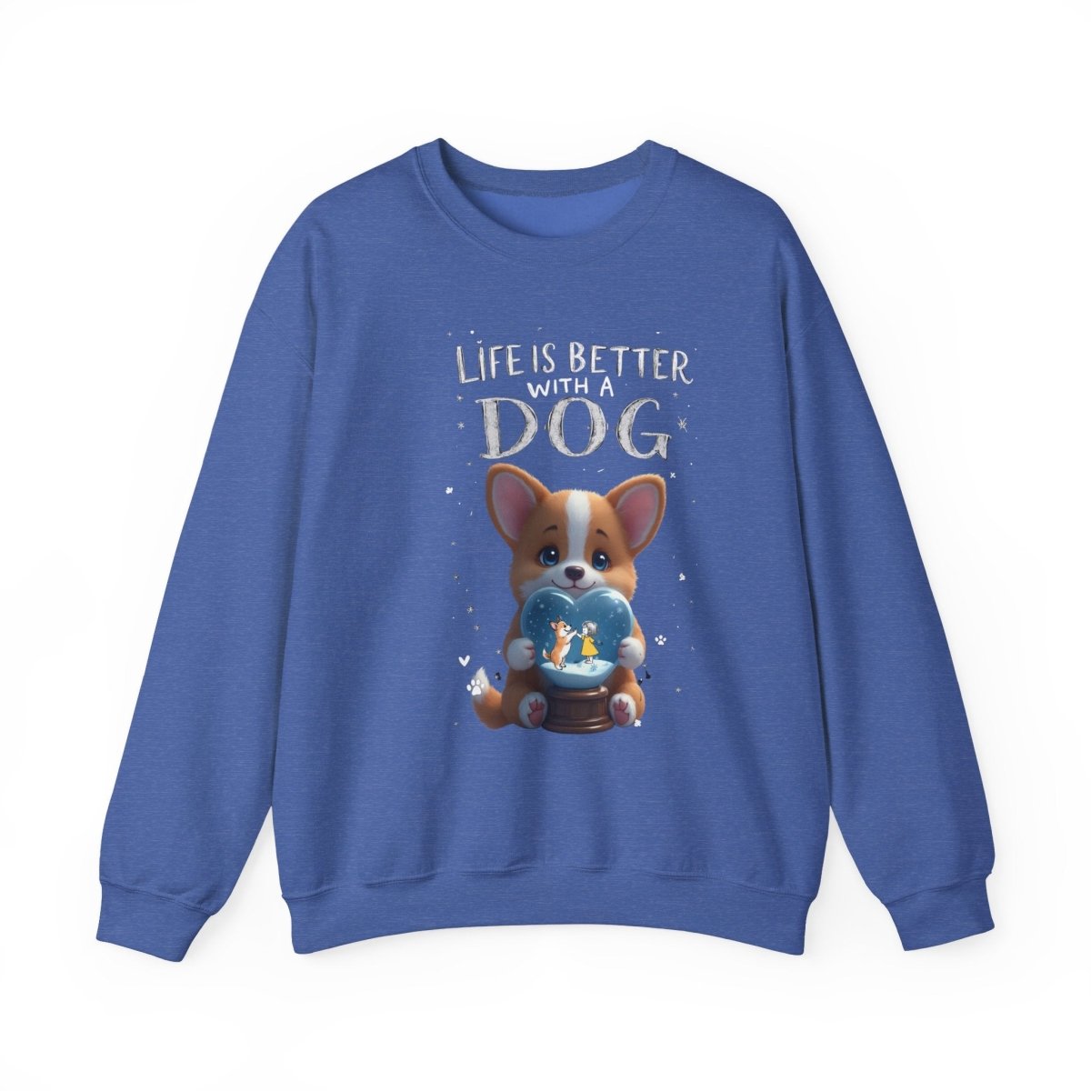 Crewneck Sweatshirt - Corgi Lovers Life is Better With a Dog - Buy That Thang