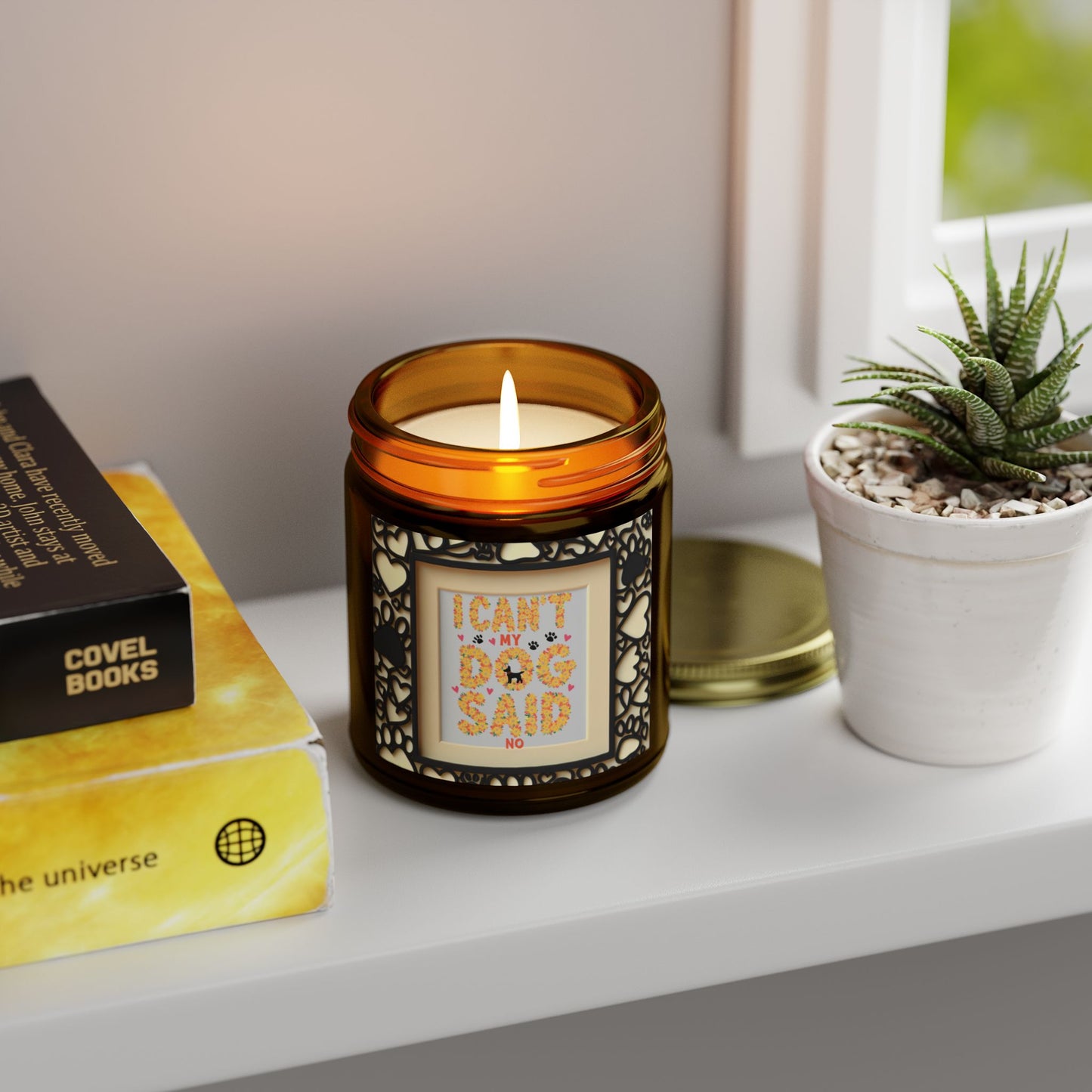 Candle, I Can't, My Dog Said No, Coconut Apricot Wax Scented