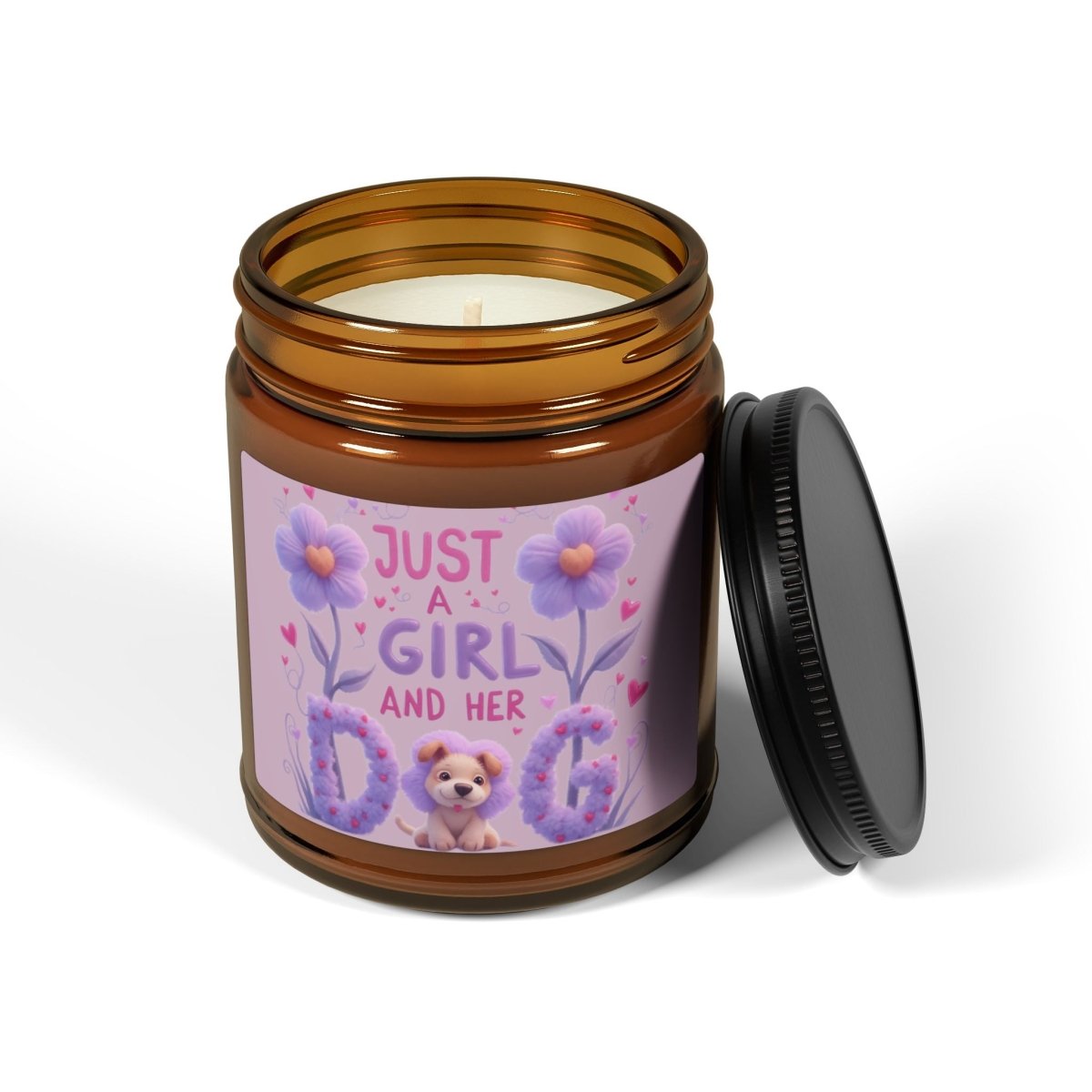 Scented Soy Candle (Multi - Size, Amber Jar) - Buy That Thang