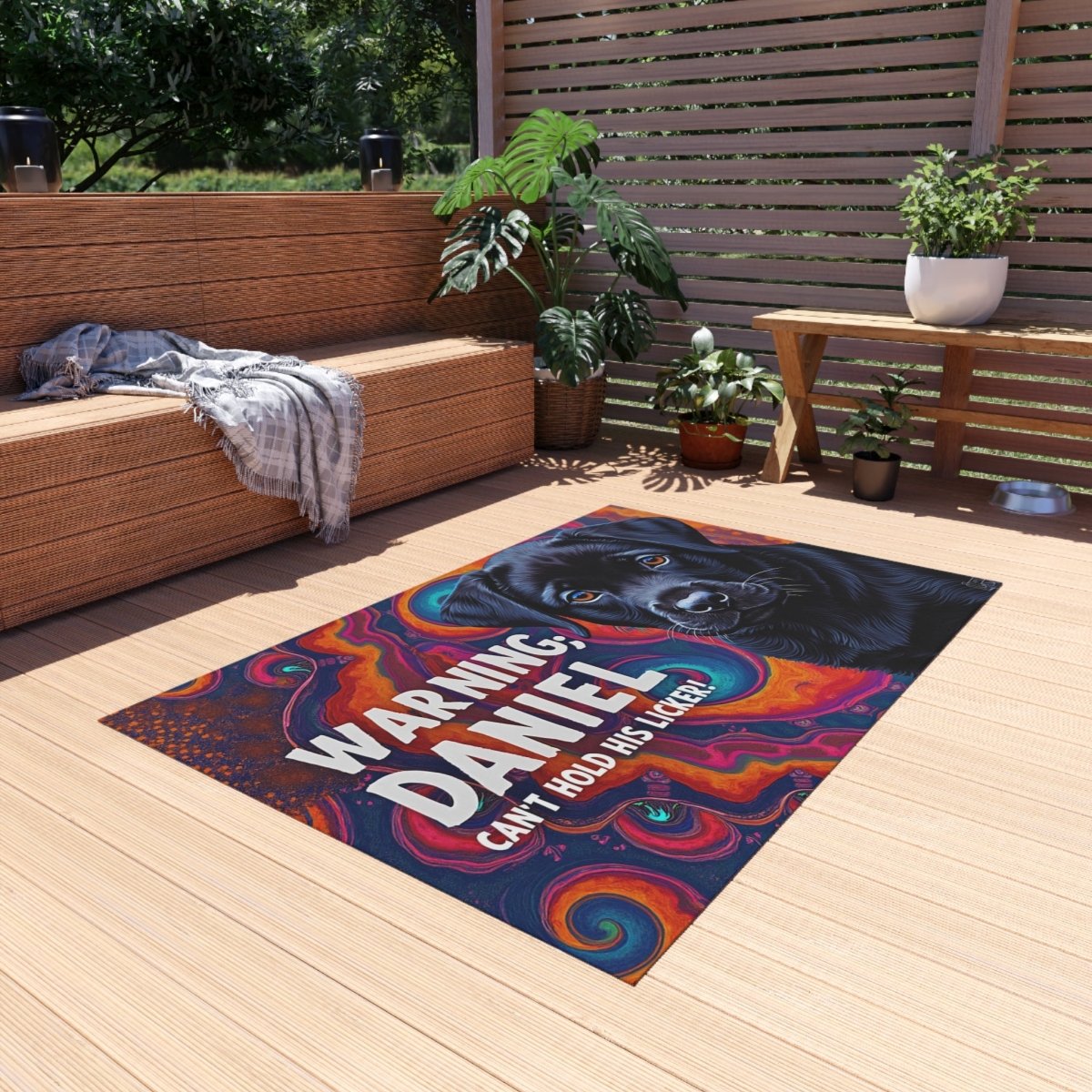 Outdoor Rug - Welcome Mat About the Dog - Buy That Thang