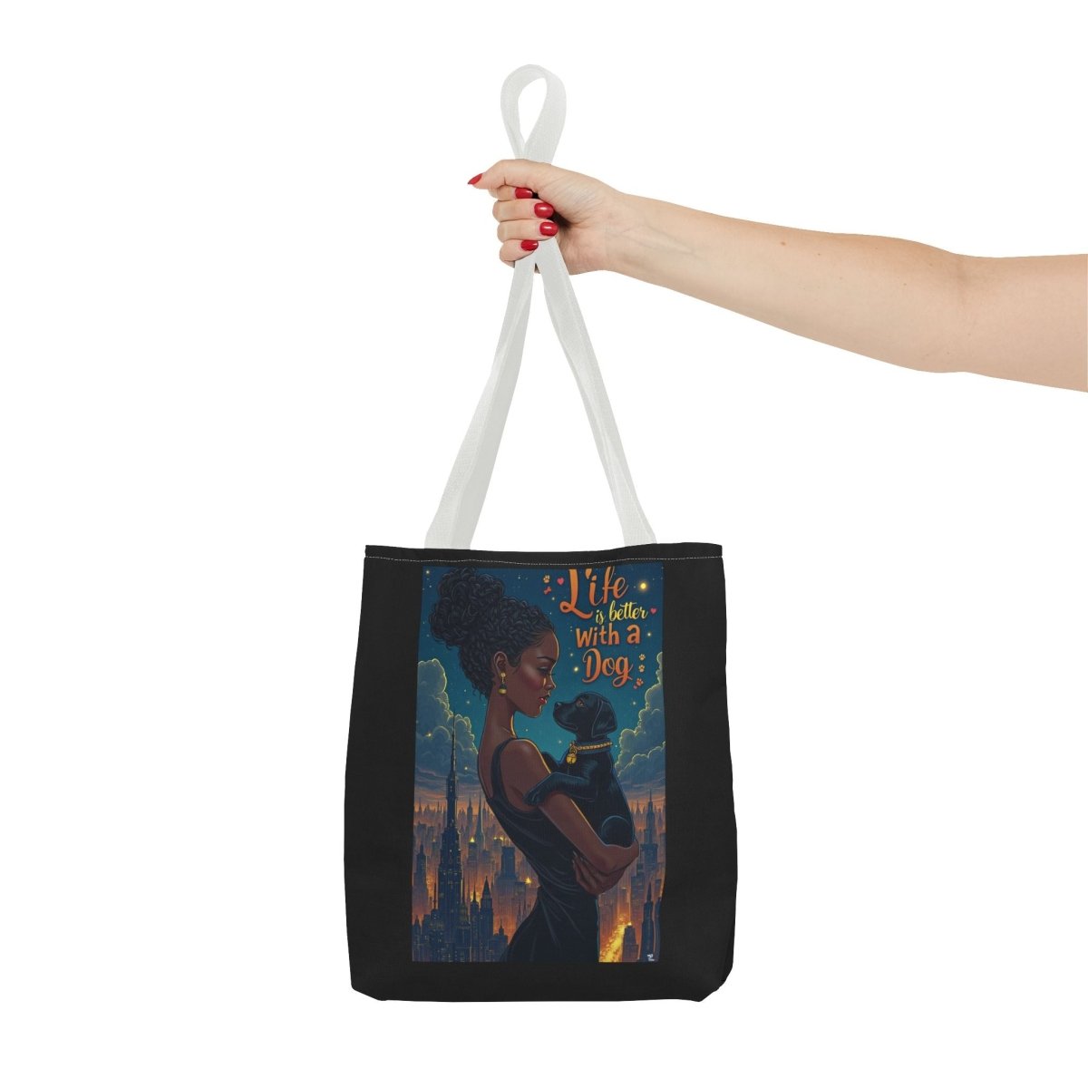 Dog Lover Tote Bag - Life with a Dog is Better - Buy That Thang