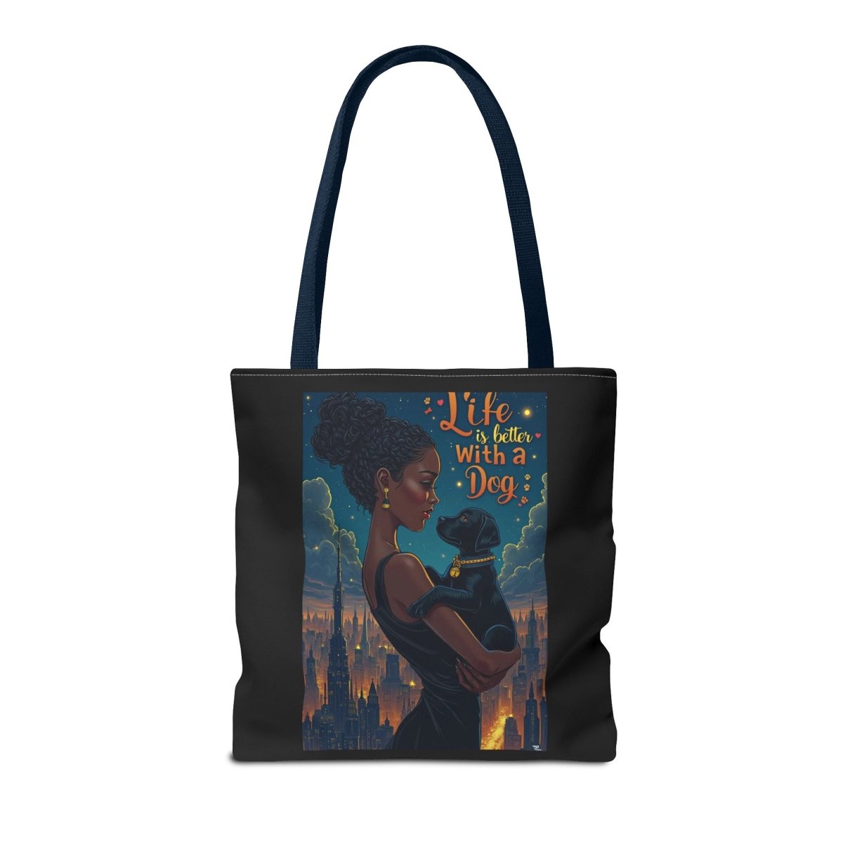 Dog Lover Tote Bag - Life with a Dog is Better - Buy That Thang