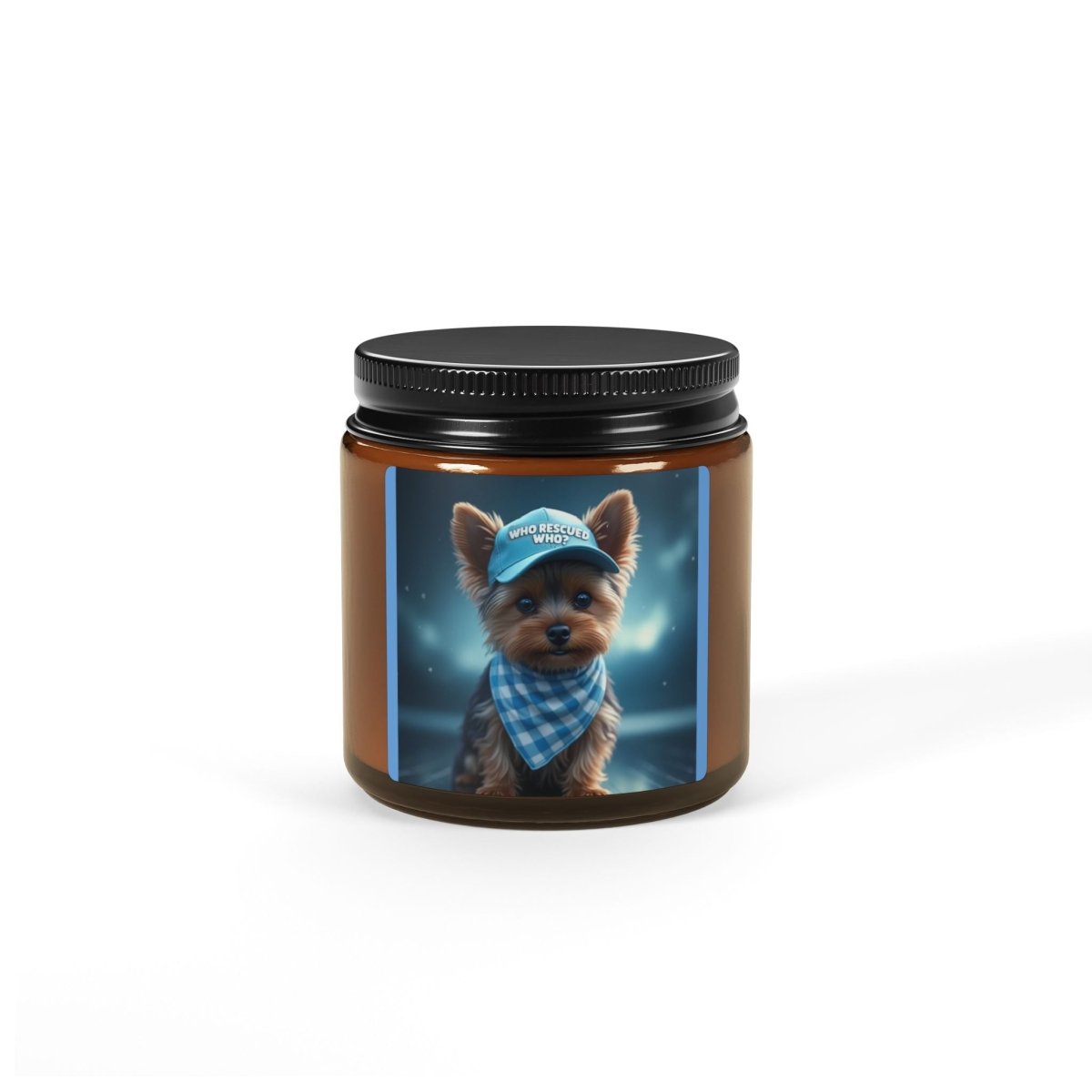 Soy Candle WHO RESCUED' WHO Yorkie Boy - Buy That Thang