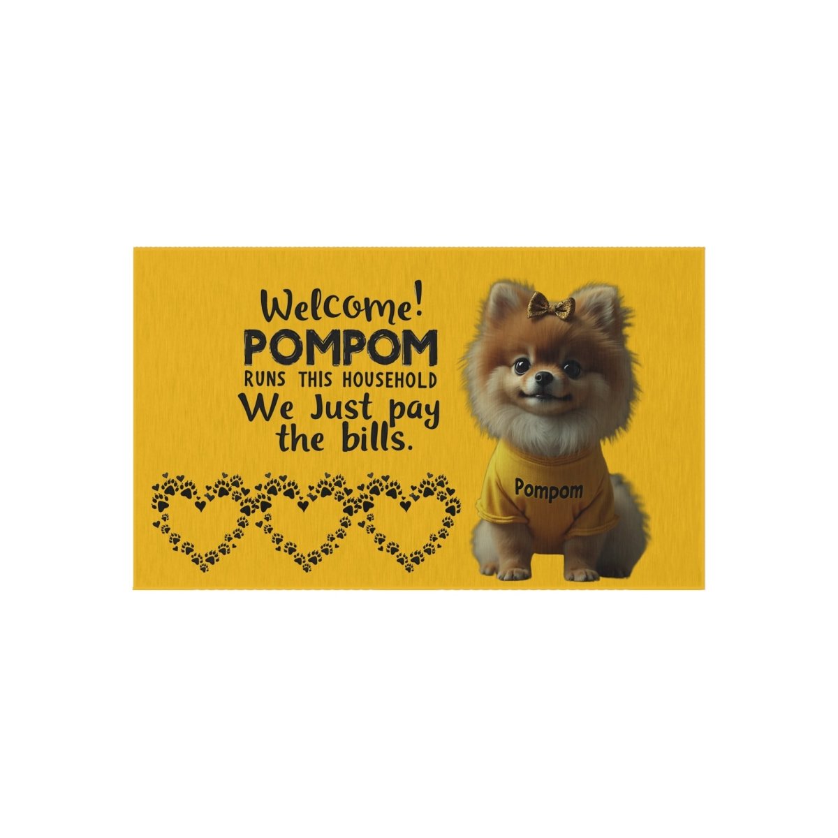 Outdoor Rug - Welcome Mat About the Dog - Buy That Thang