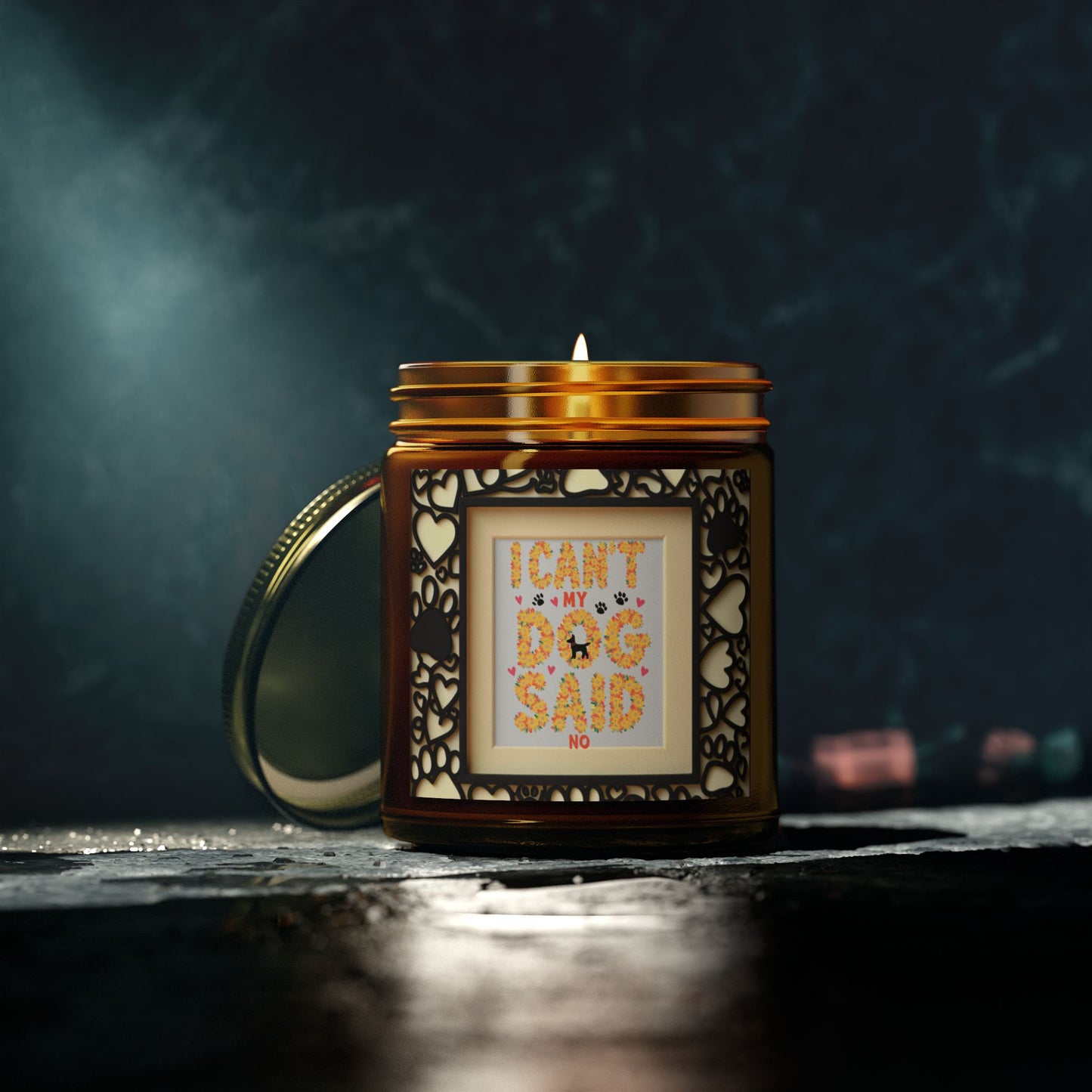 Candle, I Can't, My Dog Said No, Coconut Apricot Wax Scented