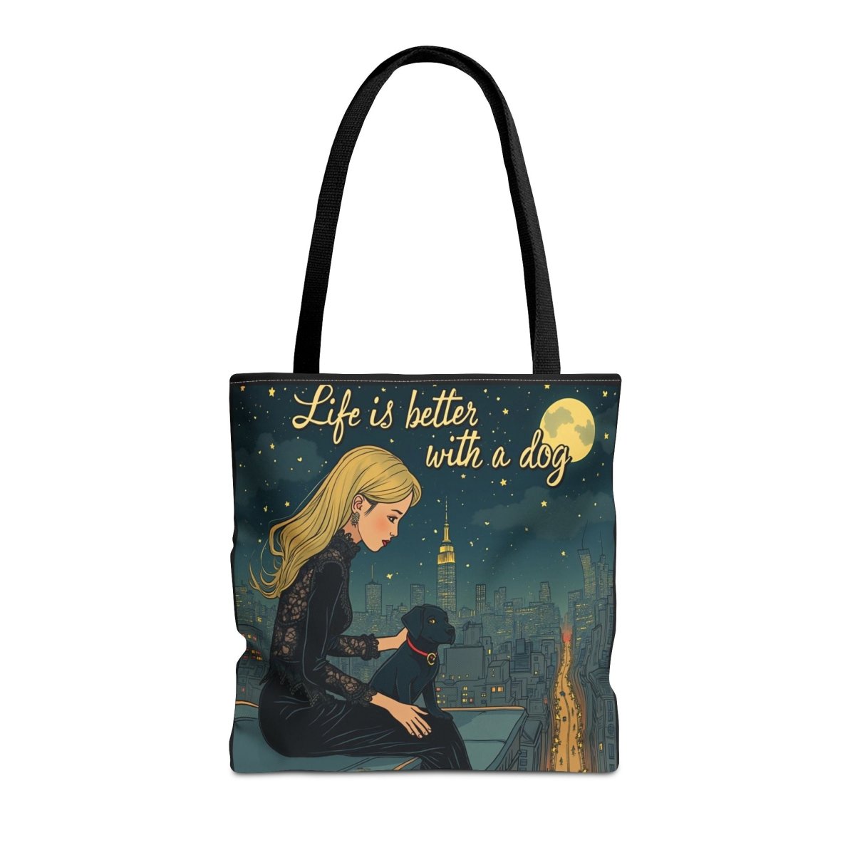Dog Lover Tote Bag - Life is Better with a Dog 2 - Buy That Thang
