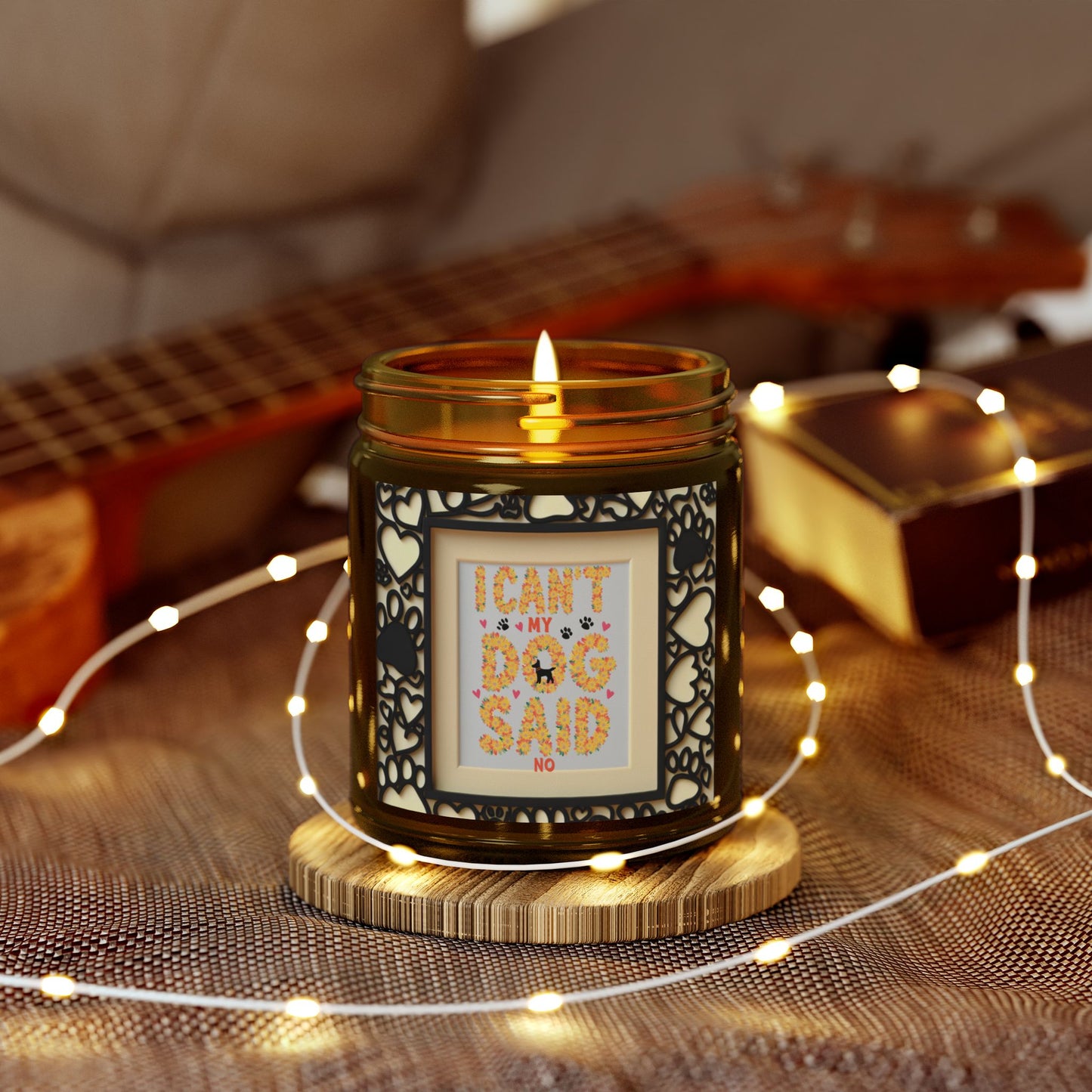 Candle, I Can't, My Dog Said No, Coconut Apricot Wax Scented