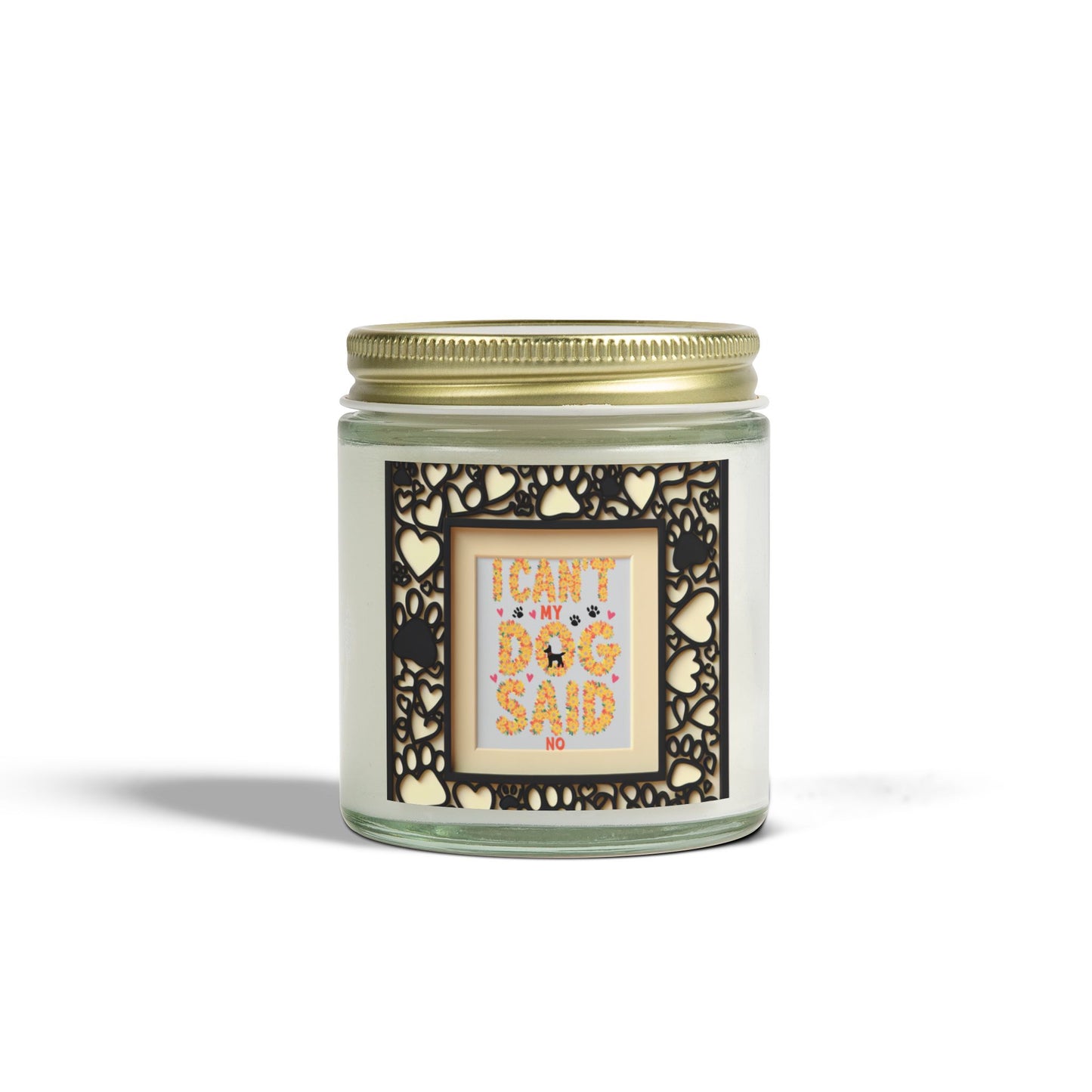 Candle, I Can't, My Dog Said No, Coconut Apricot Wax Scented