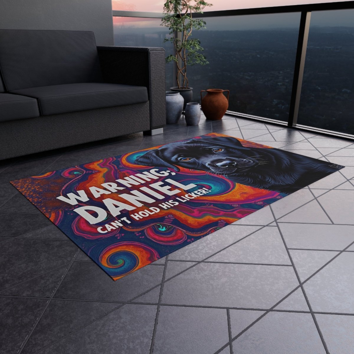 Outdoor Rug - Welcome Mat About the Dog - Buy That Thang