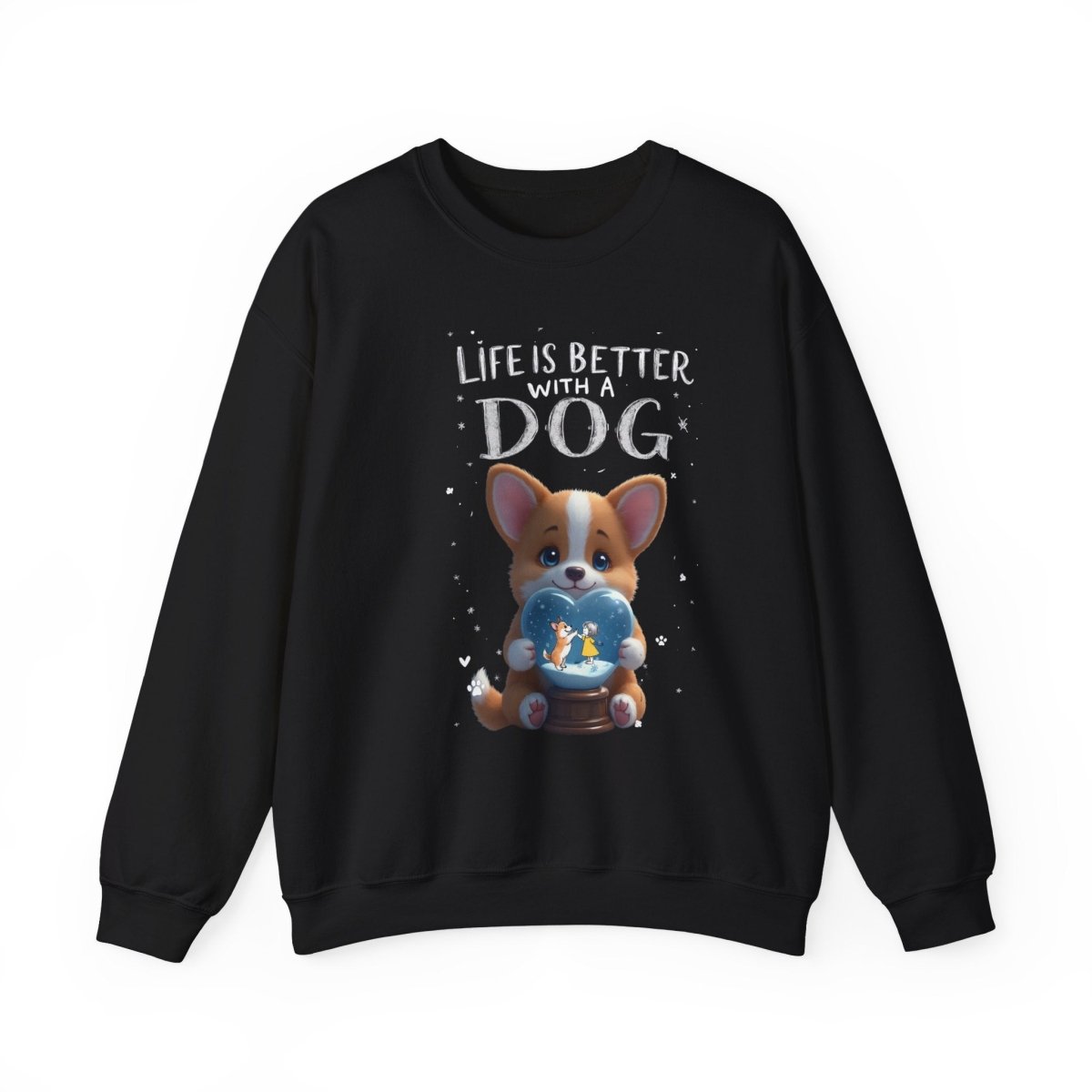 Crewneck Sweatshirt - Corgi Lovers Life is Better With a Dog - Buy That Thang