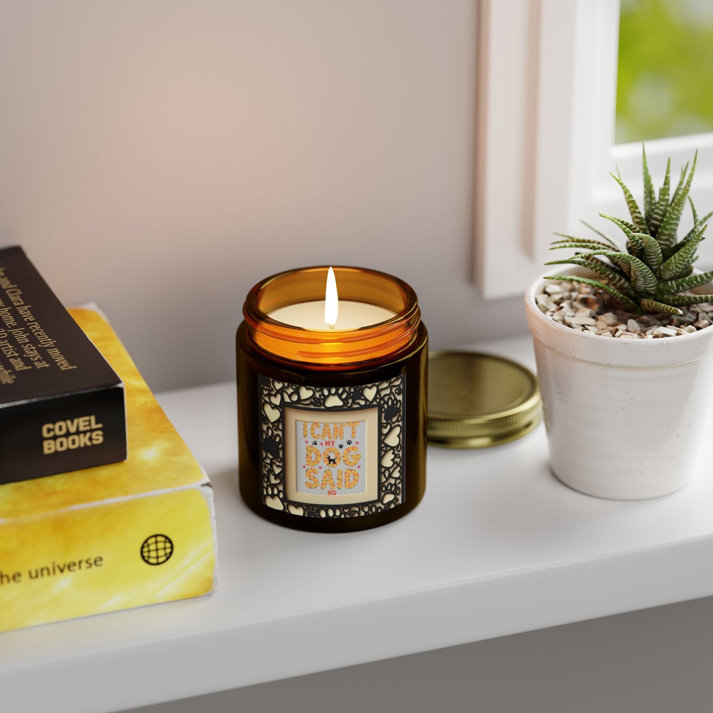 Candle, I Can't, My Dog Said No, Coconut Apricot Wax Scented