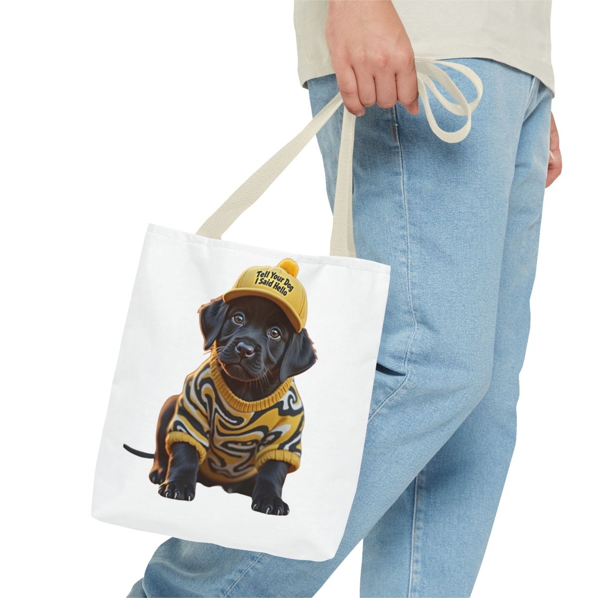 Dog Lover Tote Bag - Tell Your Dog That I Said HI - Buy That Thang
