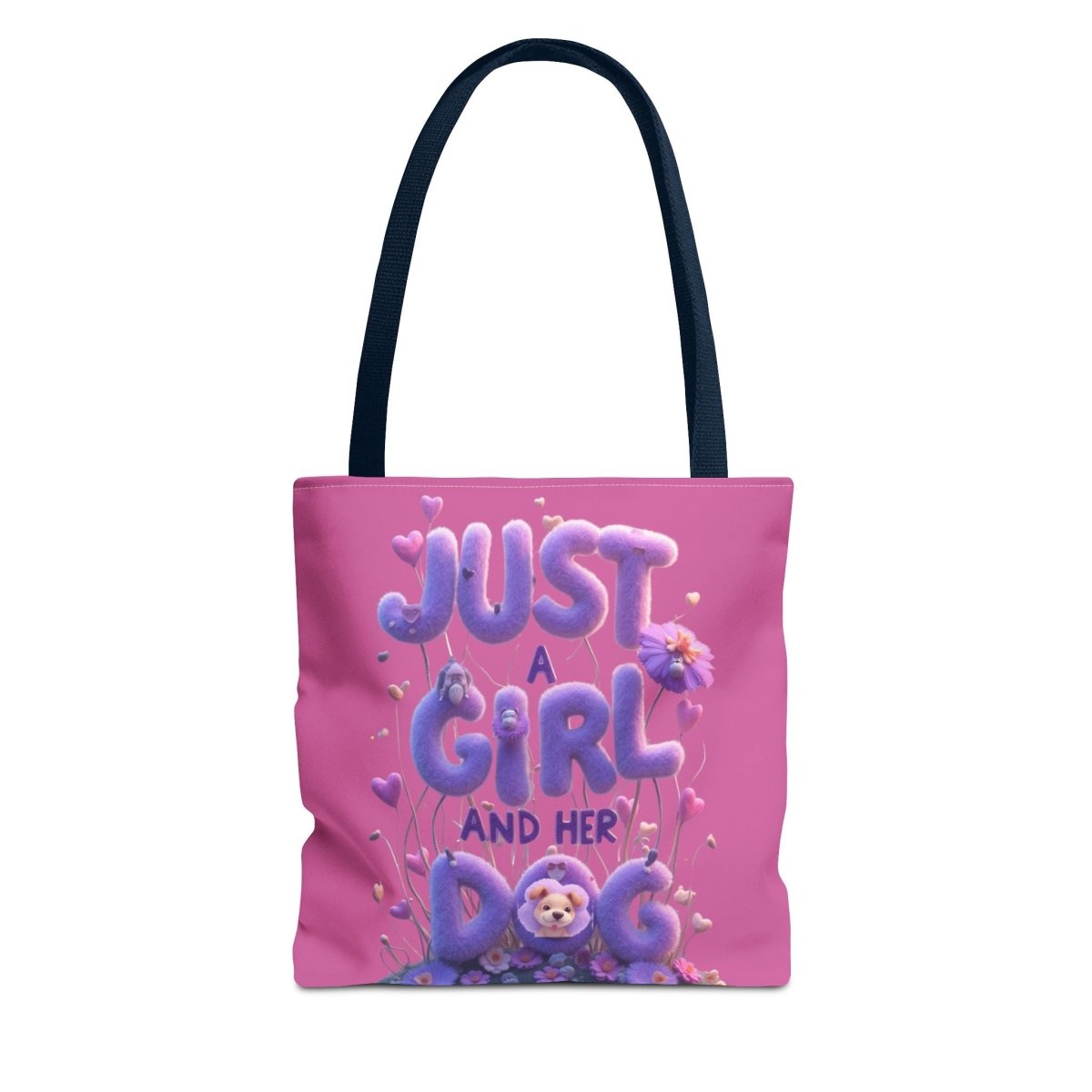Dog Lover Tote Bag - Just a Girl and Her Dog Design - Buy That Thang
