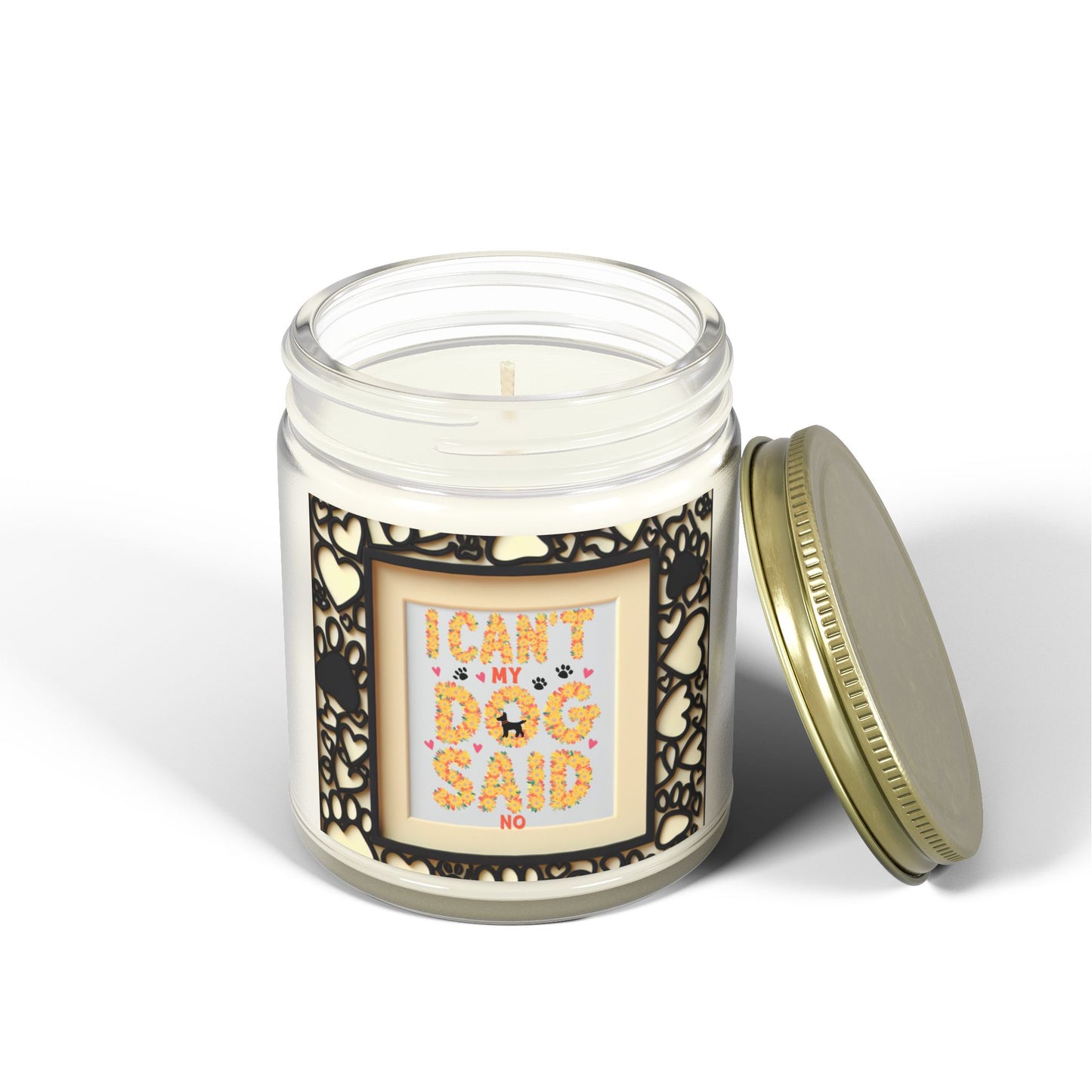 Candle, I Can't, My Dog Said No, Coconut Apricot Wax Scented
