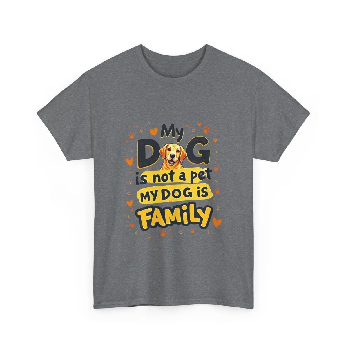 Dog Lover Tee - My Dog is Family Unisex Heavy Cotton Tee - Buy That Thang