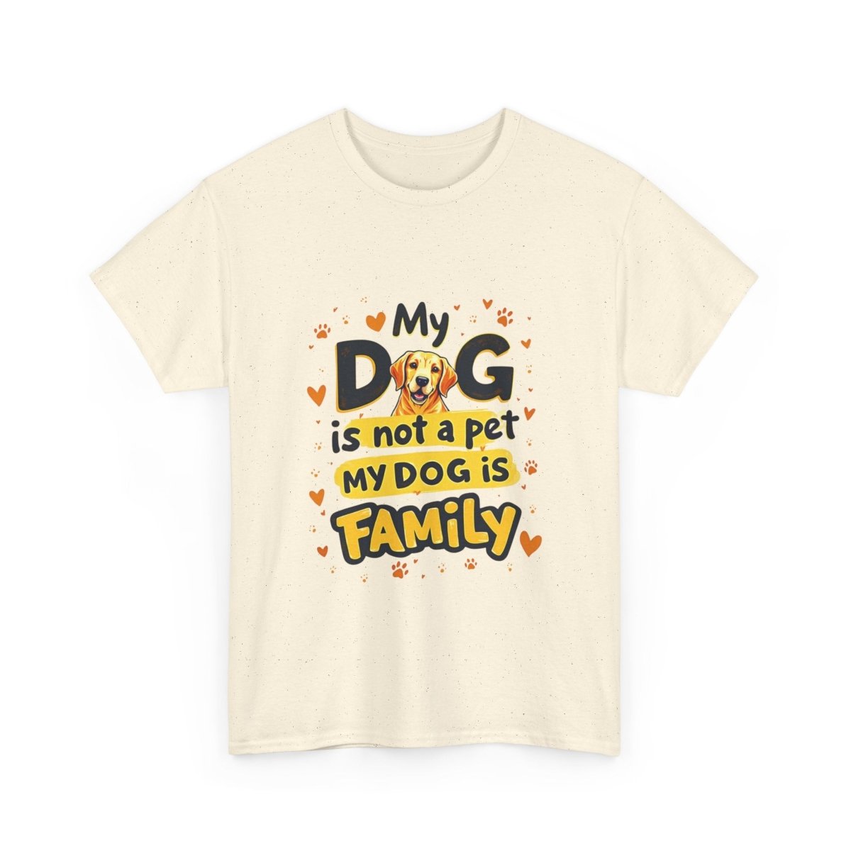 Dog Lover Tee - My Dog is Family Unisex Heavy Cotton Tee - Buy That Thang