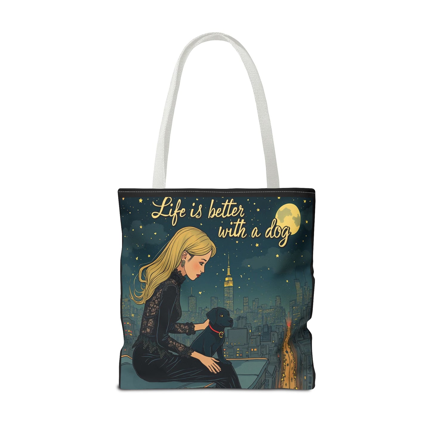 Dog Lover Tote Bag - Life is Better with a Dog 2 - Buy That Thang