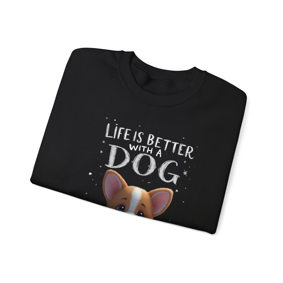 Crewneck Sweatshirt - Corgi Lovers Life is Better With a Dog - Buy That Thang