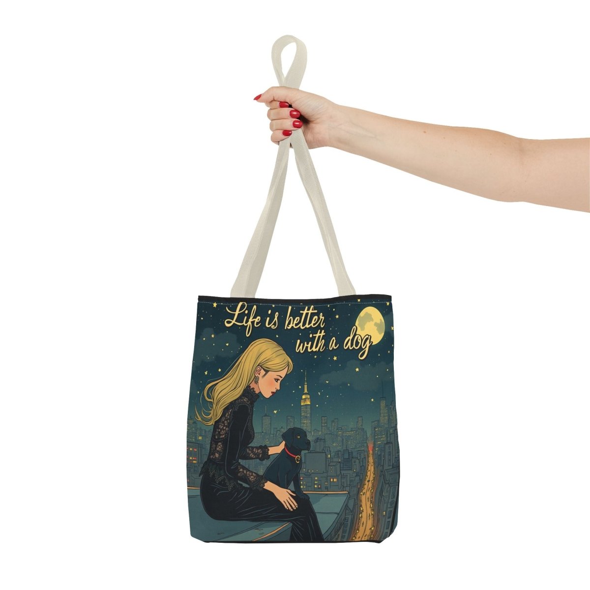 Dog Lover Tote Bag - Life is Better with a Dog 2 - Buy That Thang