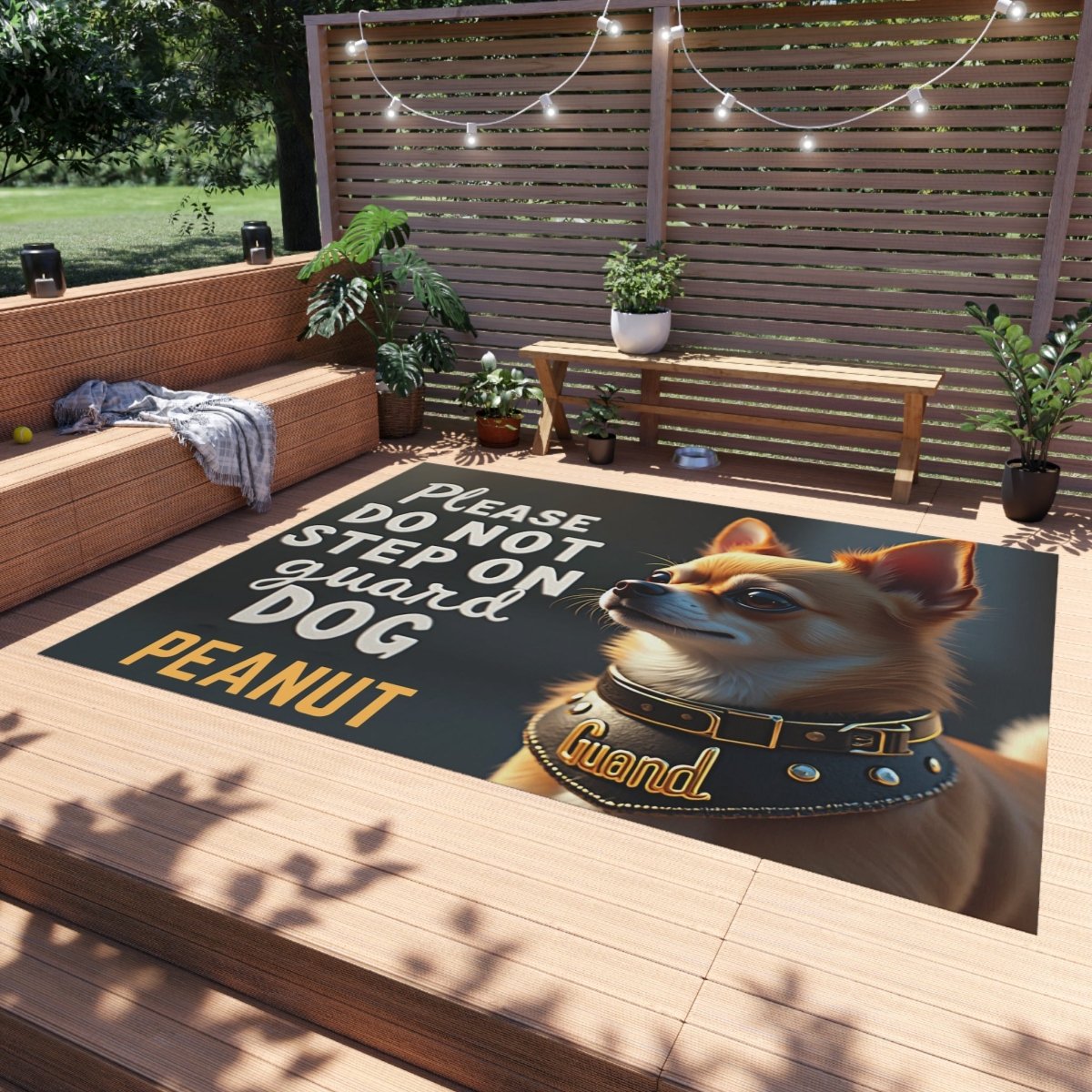 Outdoor Rug - Welcome Mat About the Dog - Buy That Thang