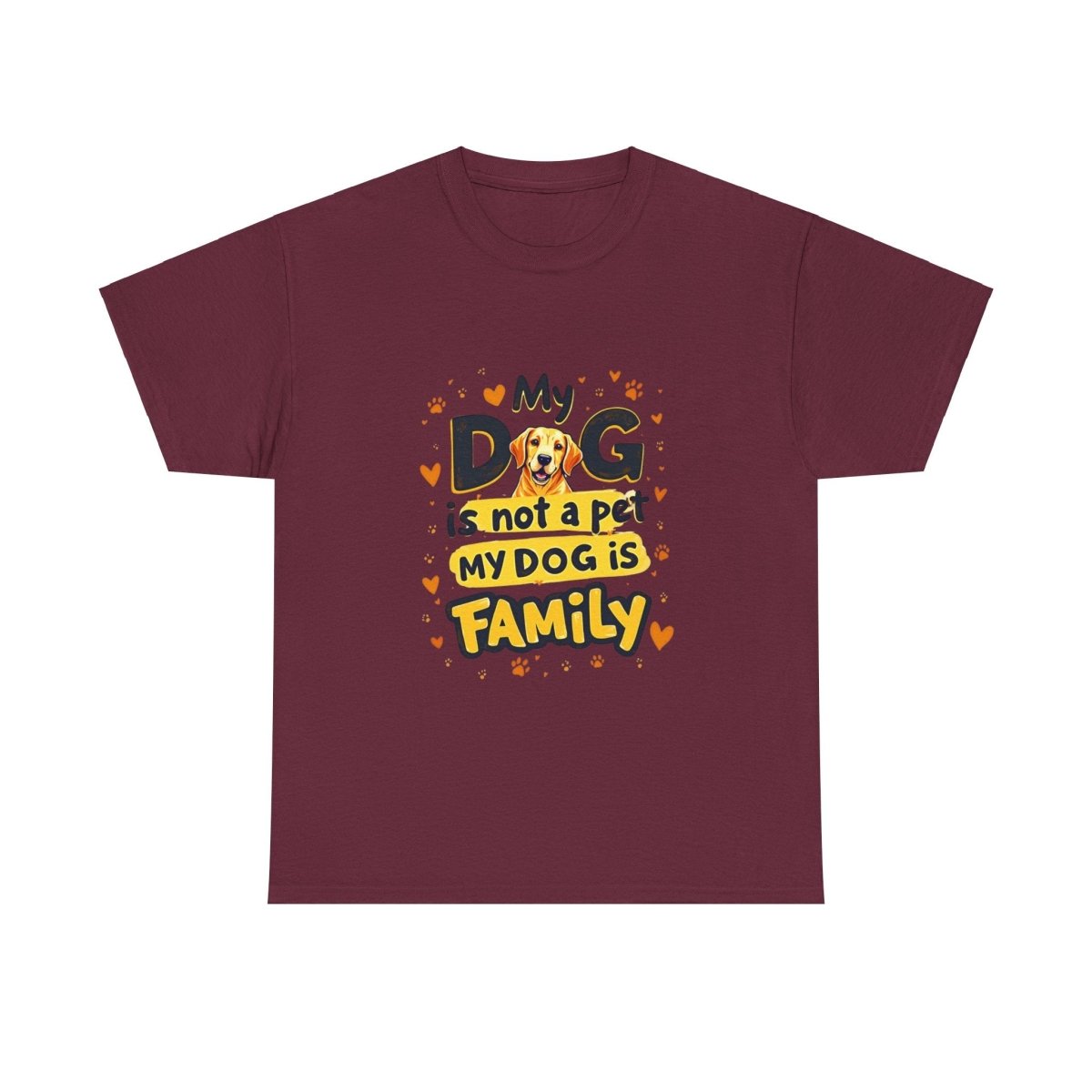 Dog Lover Tee - My Dog is Family Unisex Heavy Cotton Tee - Buy That Thang