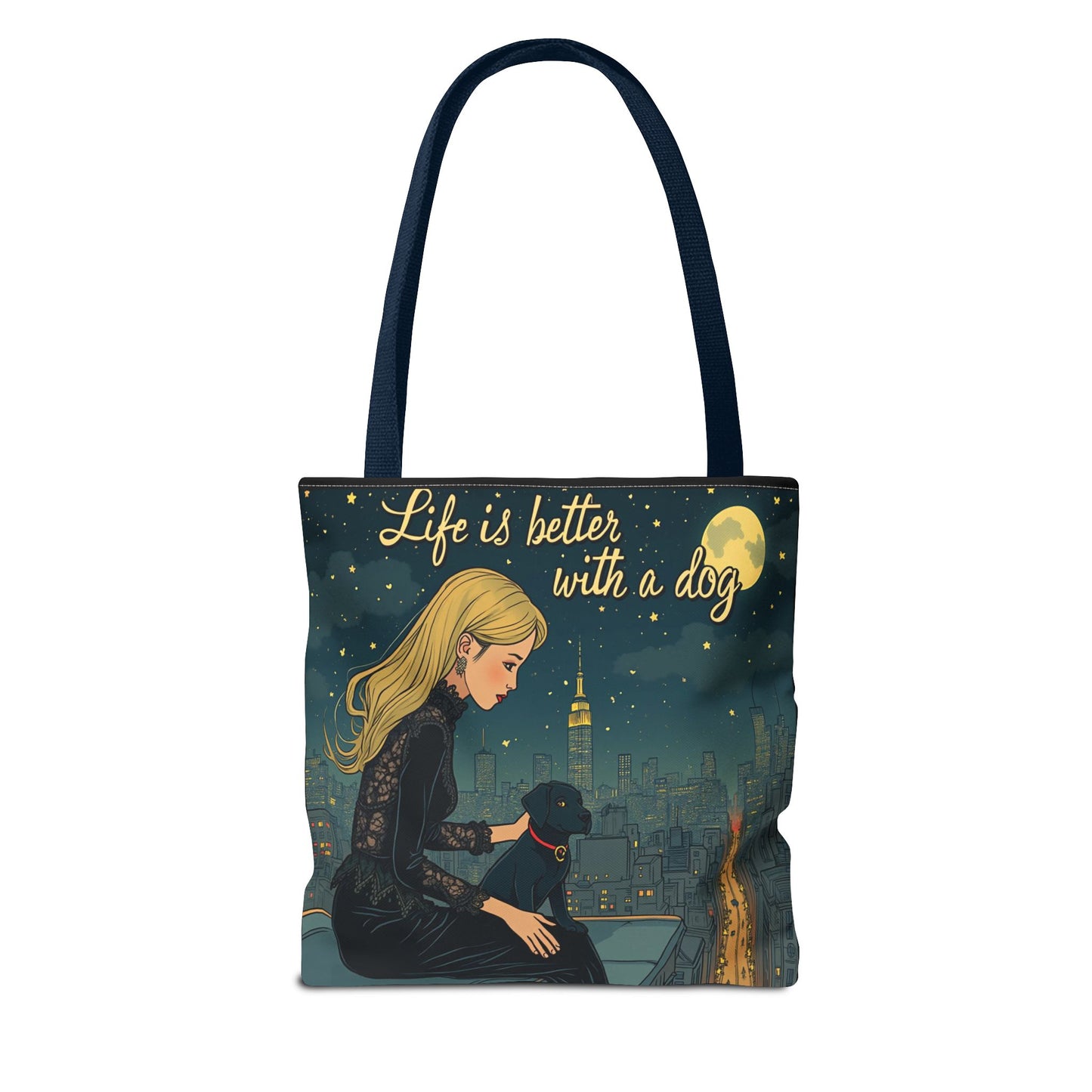 Dog Lover Tote Bag - Life is Better with a Dog 2 - Buy That Thang