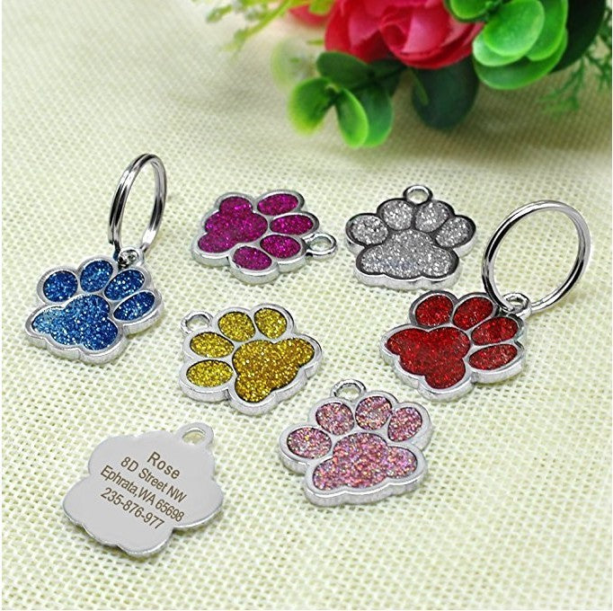 Personalized Footprint Dog Tag