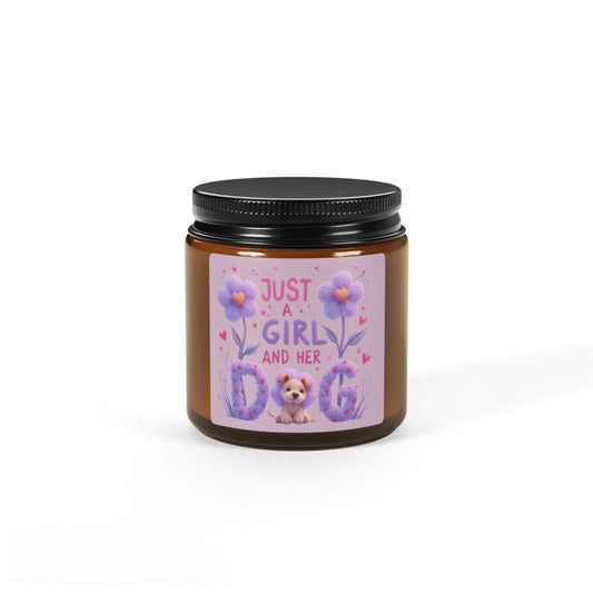 Scented Soy Candle (Multi - Size, Amber Jar) - Buy That Thang