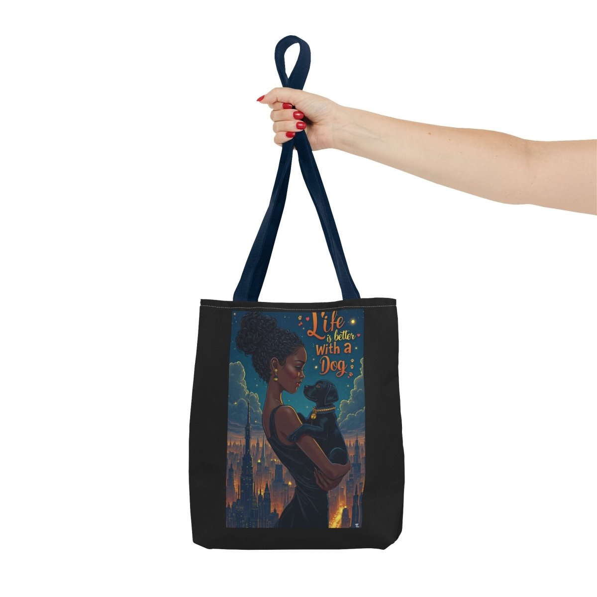 Dog Lover Tote Bag - Life with a Dog is Better - Buy That Thang