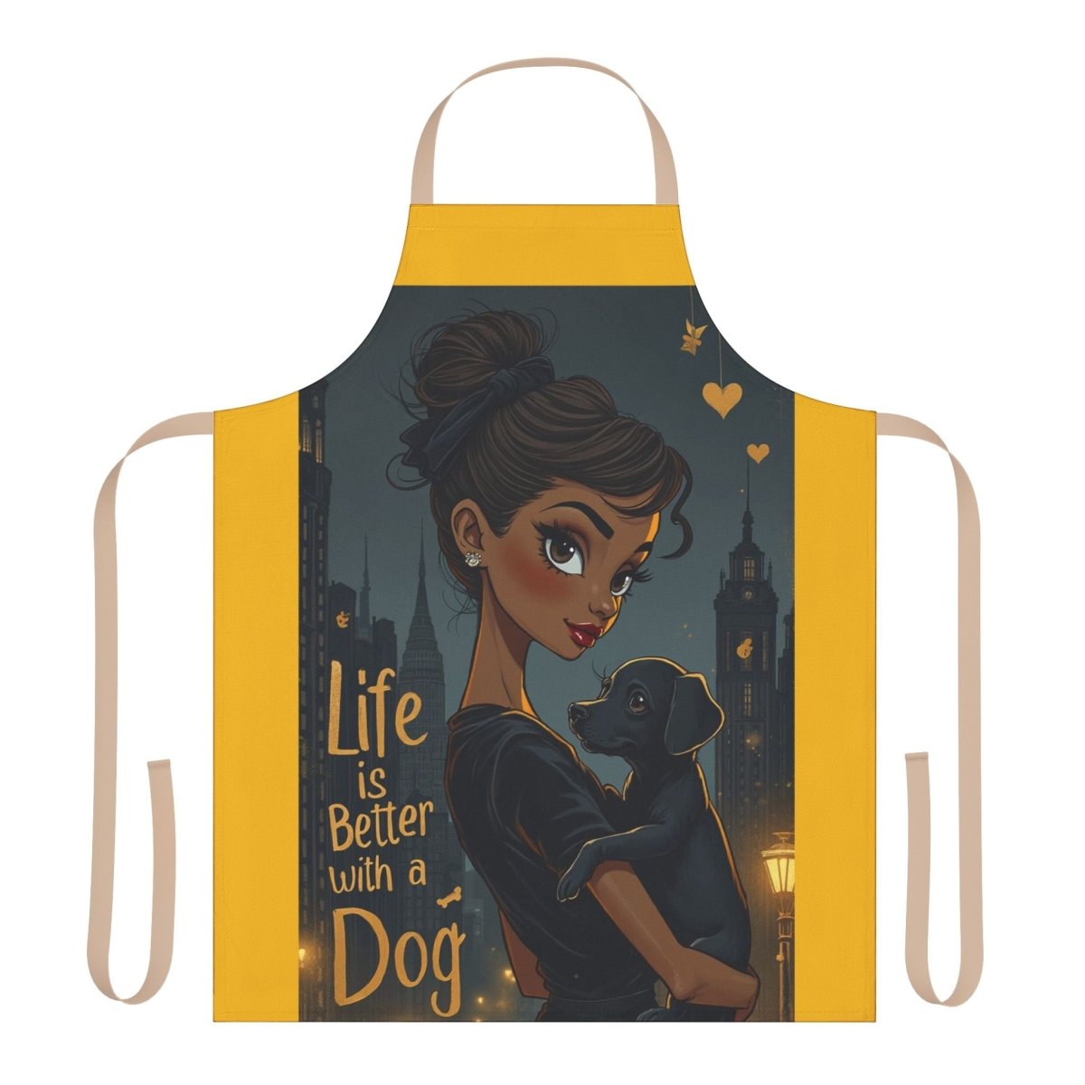 Apron, Dog Lover Life is Better with a Dog - Buy That Thang
