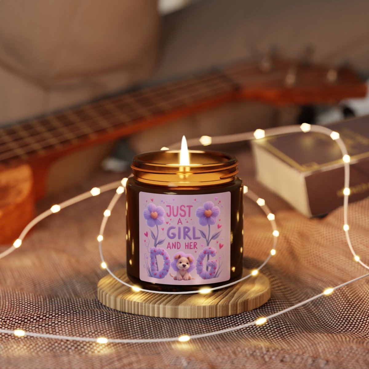 Scented Soy Candle (Multi - Size, Amber Jar) - Buy That Thang