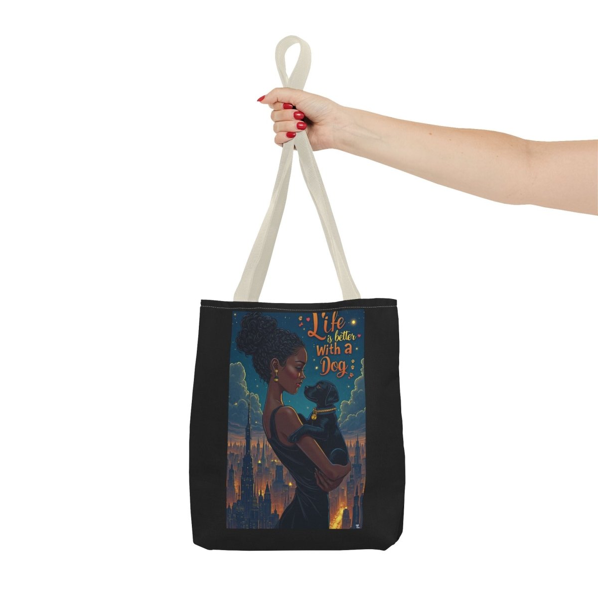 Dog Lover Tote Bag - Life with a Dog is Better - Buy That Thang