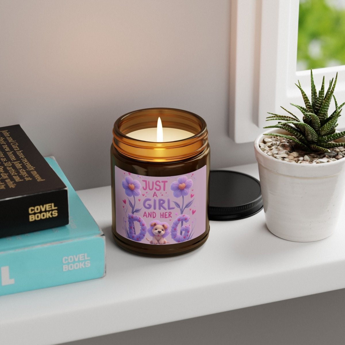 Scented Soy Candle (Multi - Size, Amber Jar) - Buy That Thang