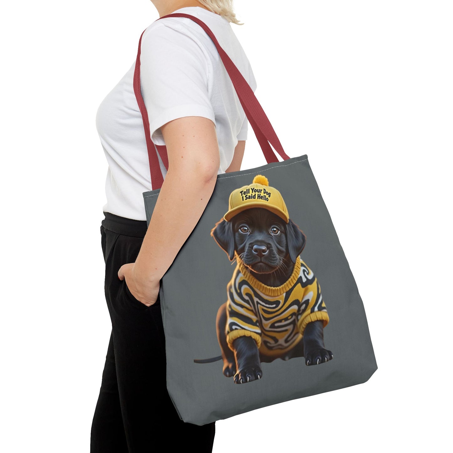 Dog Lover Tote Bag - Tell Your Dog That I Said HI