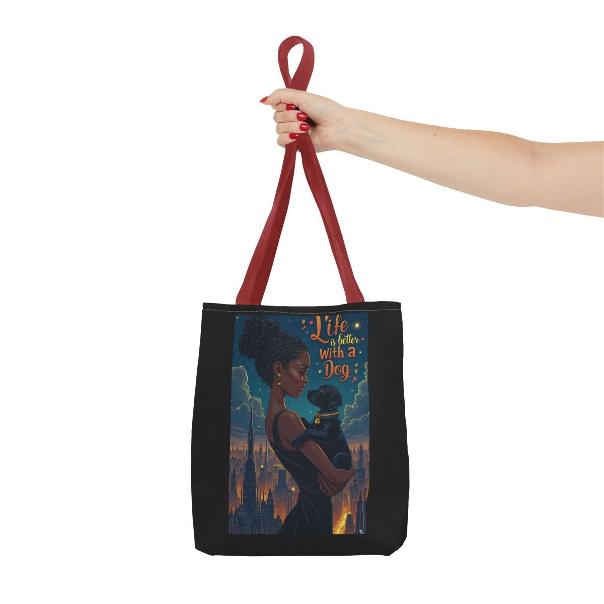 Dog Lover Tote Bag - Life with a Dog is Better - Buy That Thang