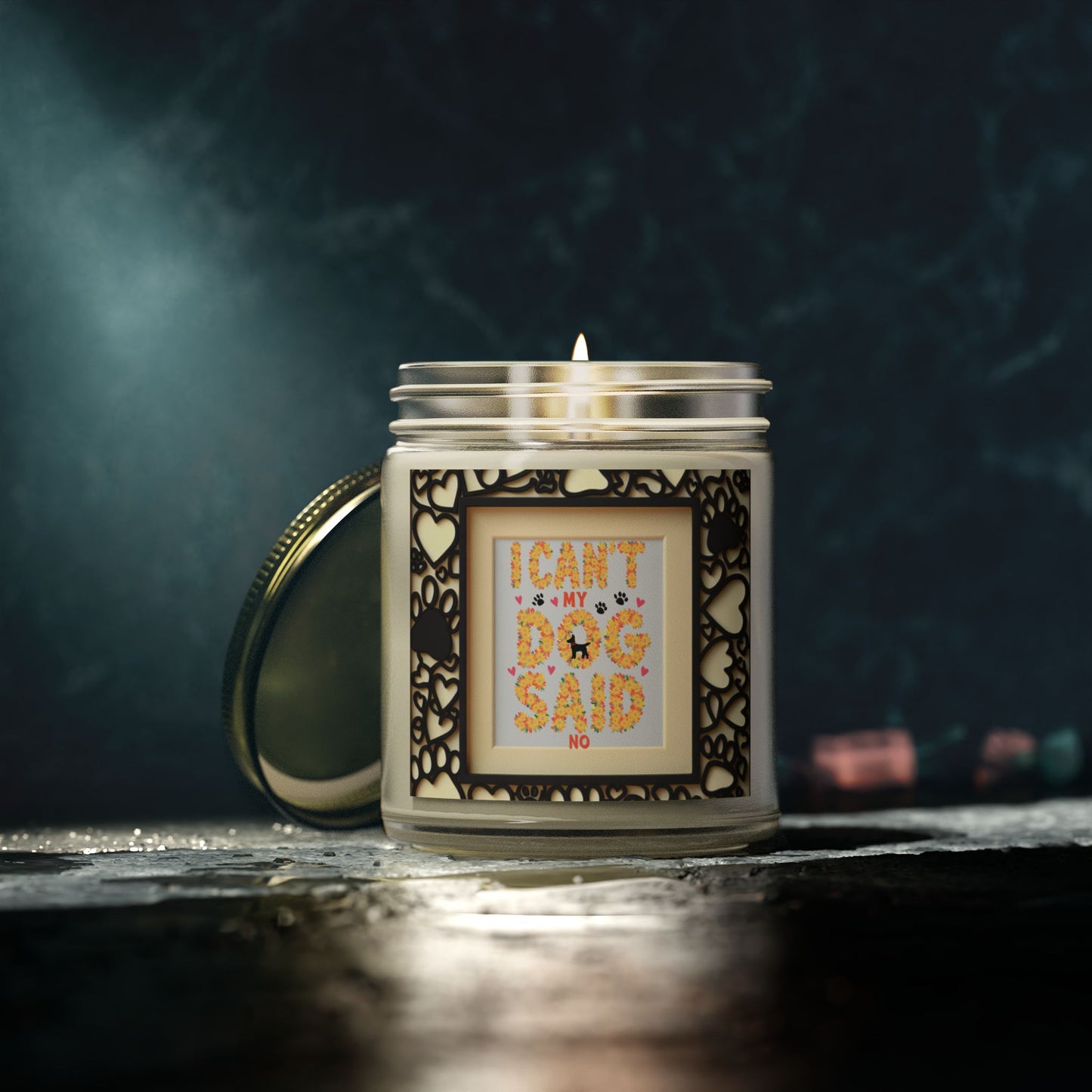 Candle, I Can't, My Dog Said No, Coconut Apricot Wax Scented