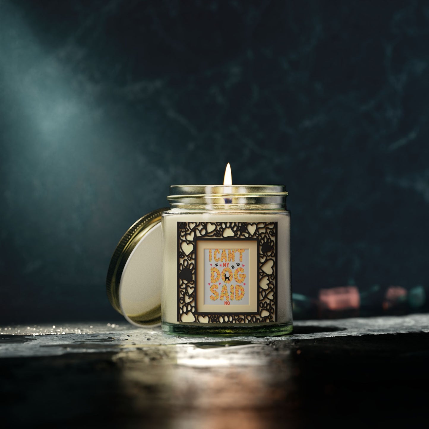 Candle, I Can't, My Dog Said No, Coconut Apricot Wax Scented