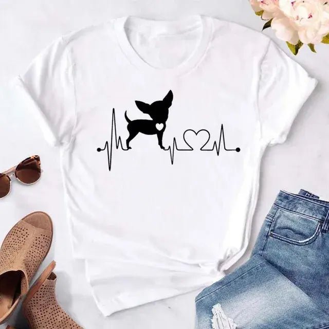 Cute Women's Dog Mom Graphic T-Shirt - Buy That Thang