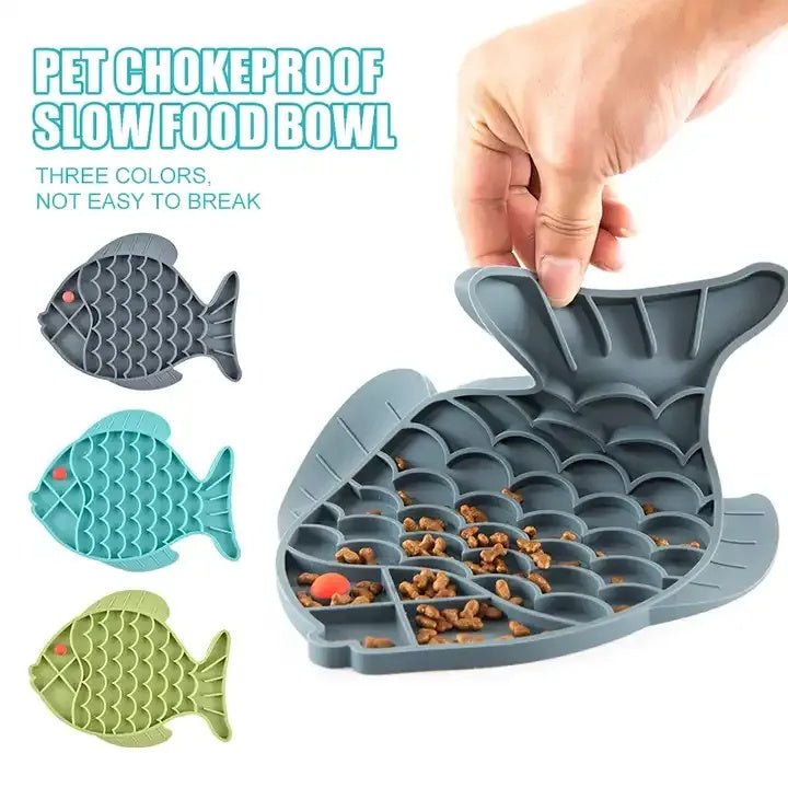 Silicone Lick Mat For Pet Dogs Slow Food Plate Rice Bowl For Small Medium Dog Anti Gulping Choking Feeder Puppy Treat Dispenser - Buy That Thang