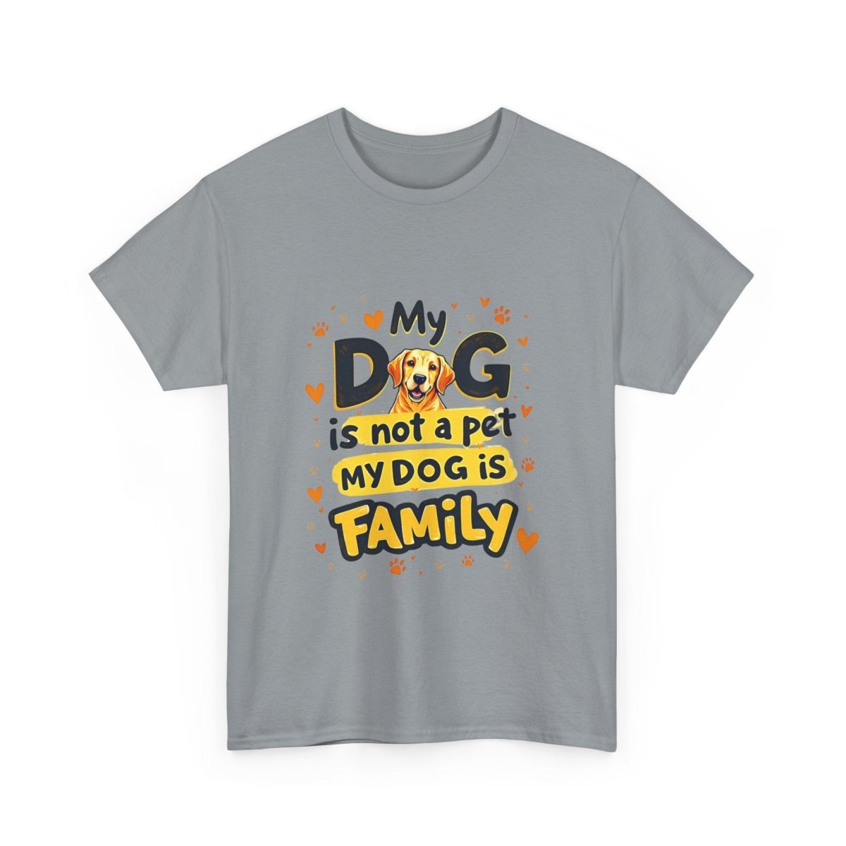 Dog Lover Tee - My Dog is Family Unisex Heavy Cotton Tee - Buy That Thang