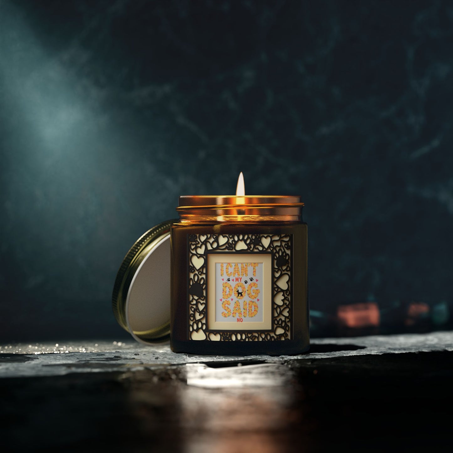 Candle, I Can't, My Dog Said No, Coconut Apricot Wax Scented