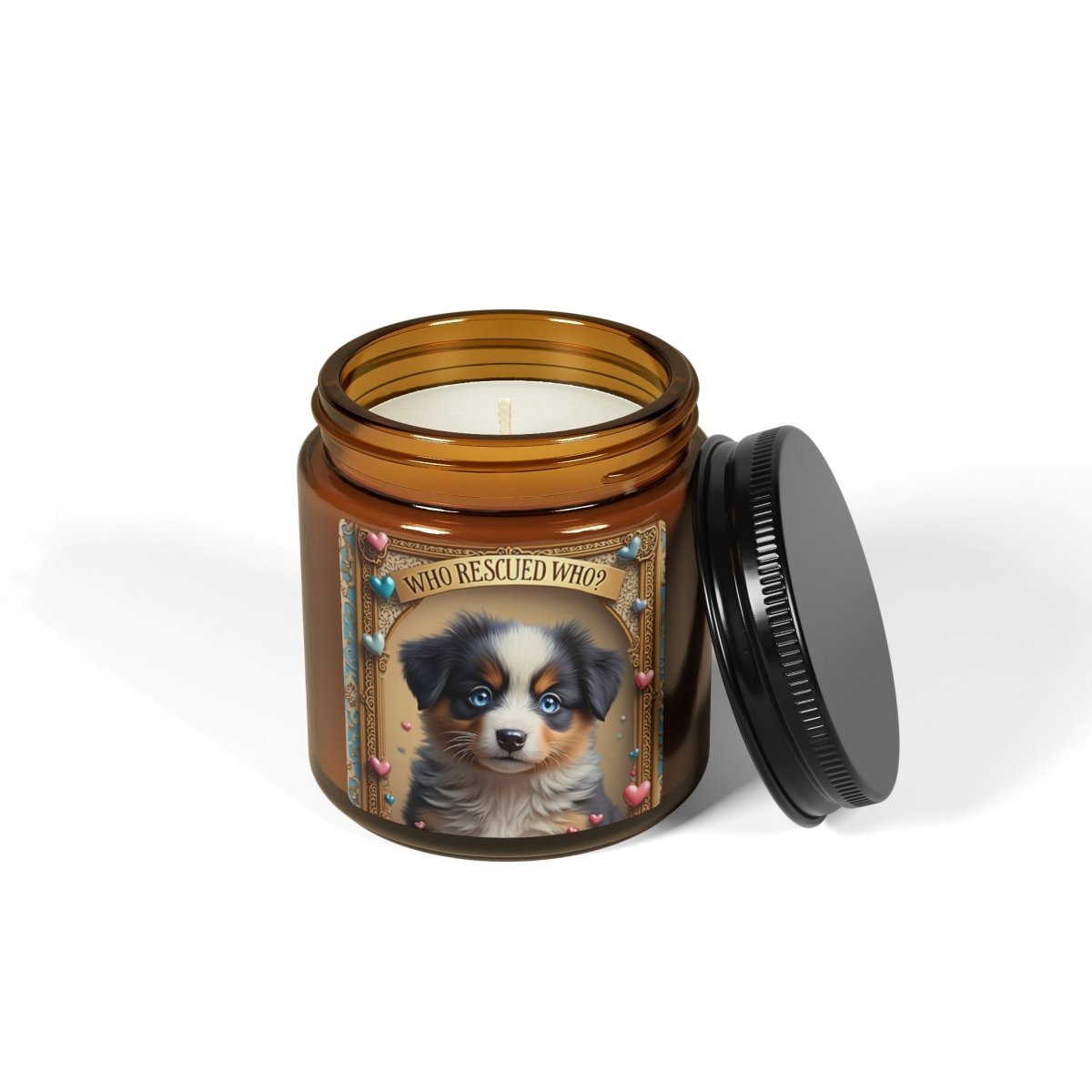 Soy Candle - Who Rescued Who Aussie Design - Buy That Thang