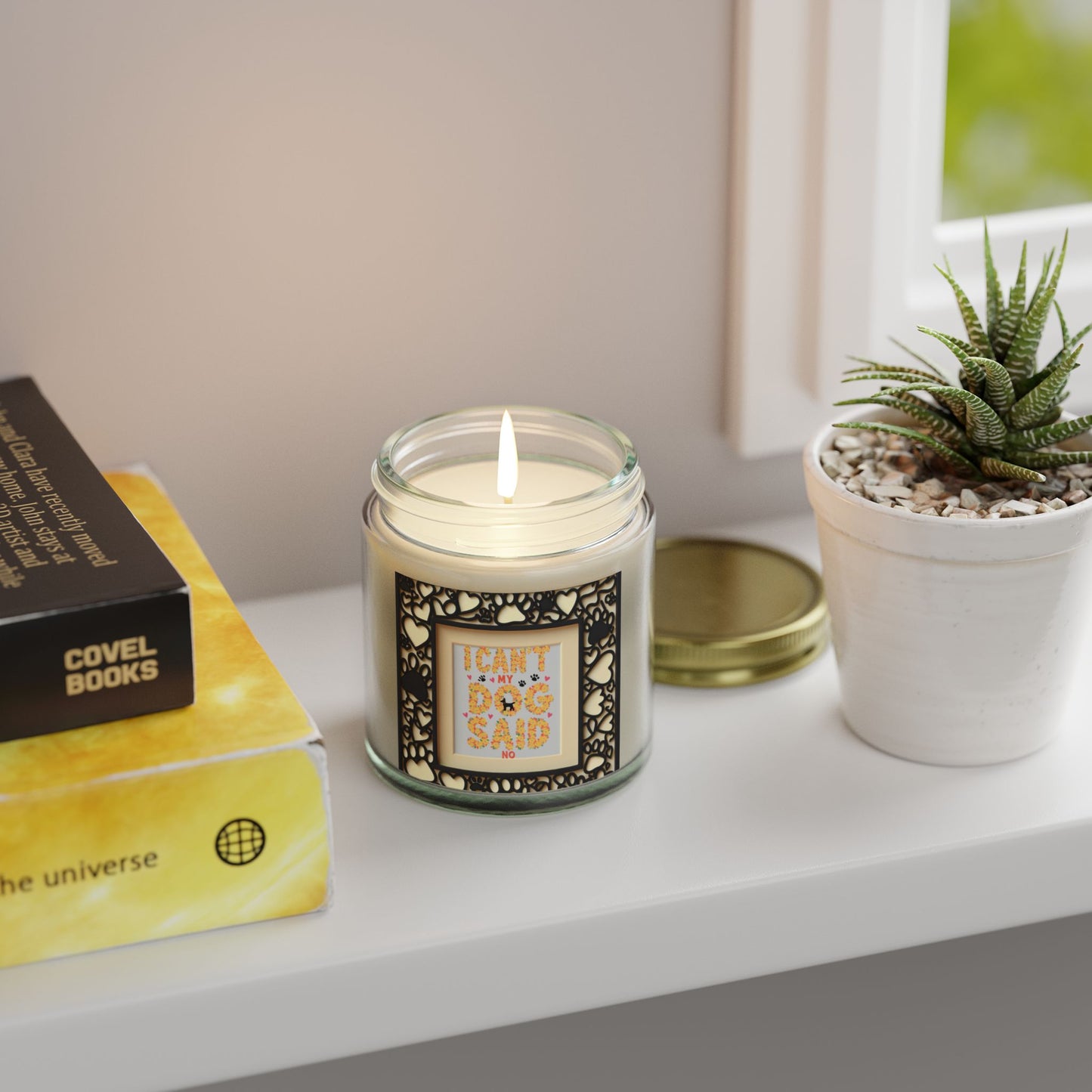 Candle, I Can't, My Dog Said No, Coconut Apricot Wax Scented