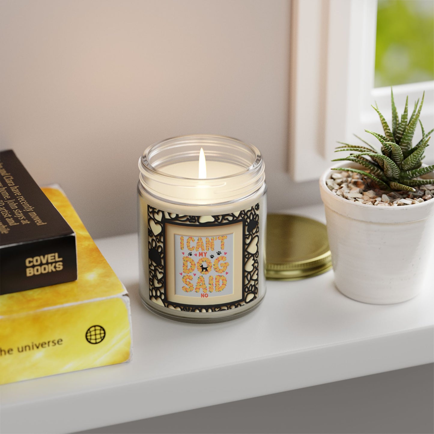 Candle, I Can't, My Dog Said No, Coconut Apricot Wax Scented