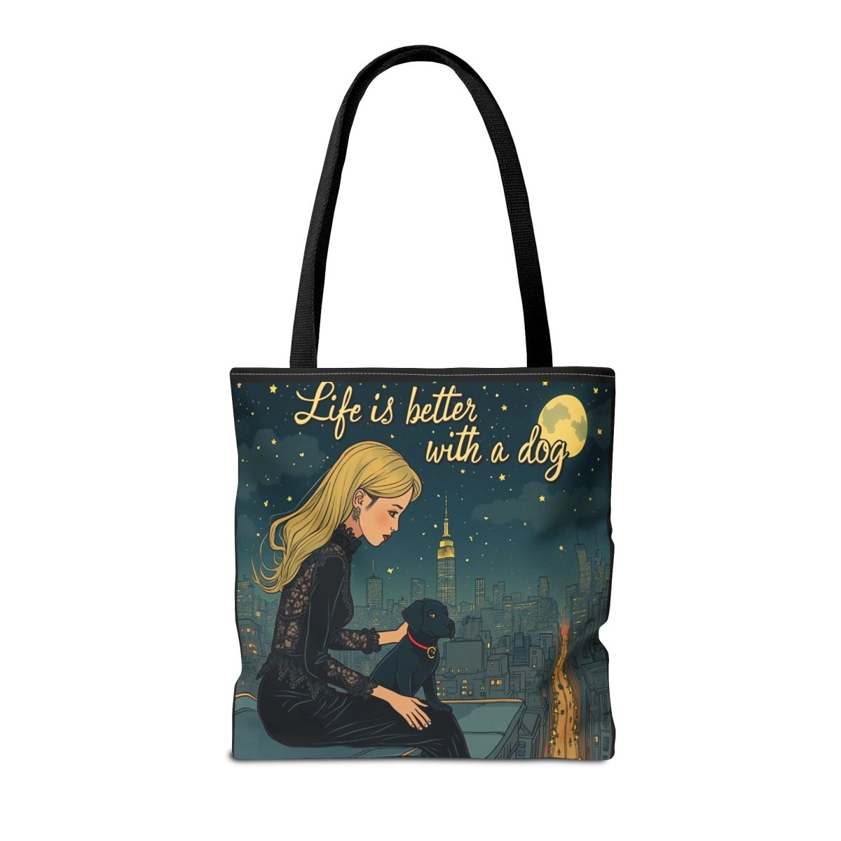 Dog Lover Tote Bag - Life is Better with a Dog 2 - Buy That Thang