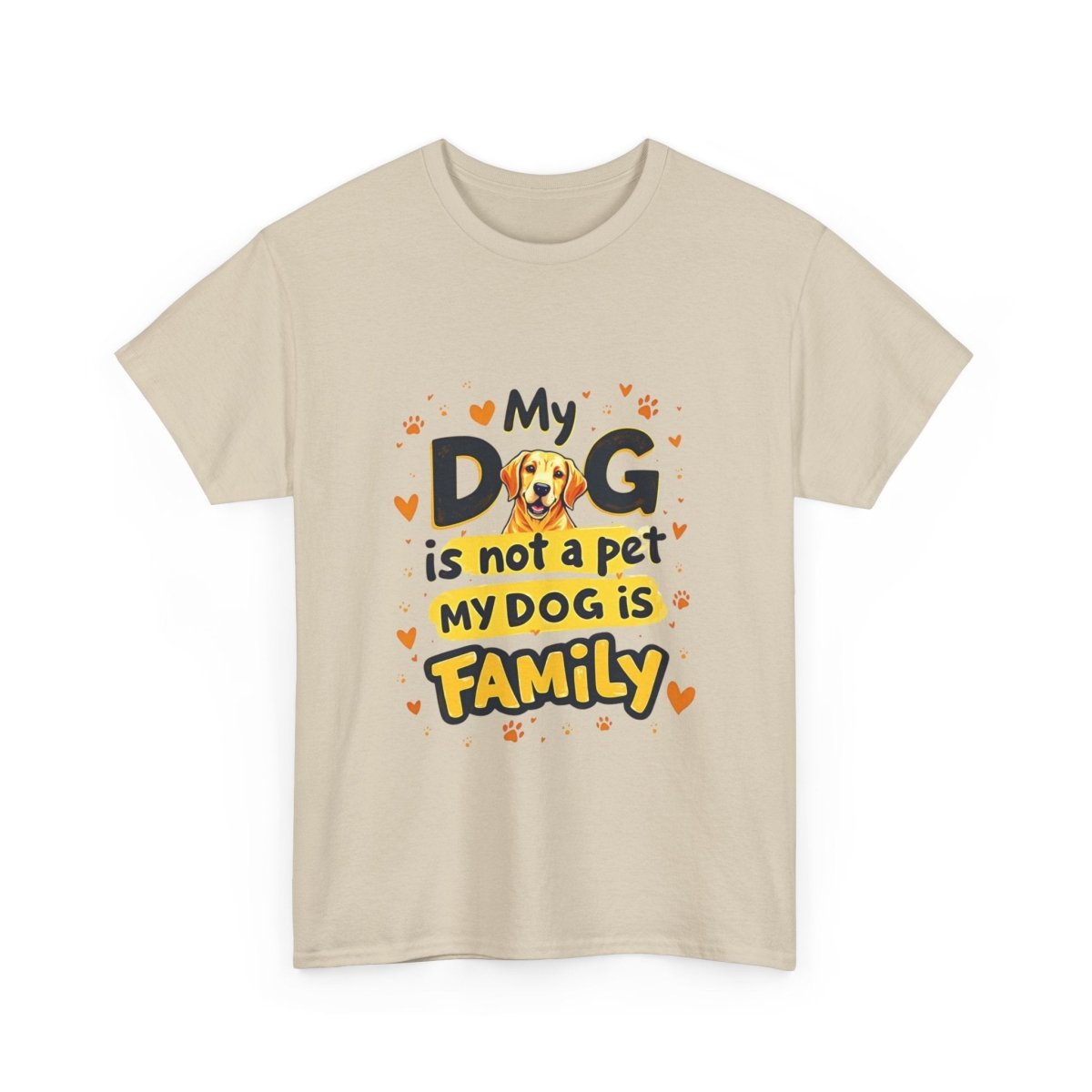 Dog Lover Tee - My Dog is Family Unisex Heavy Cotton Tee - Buy That Thang