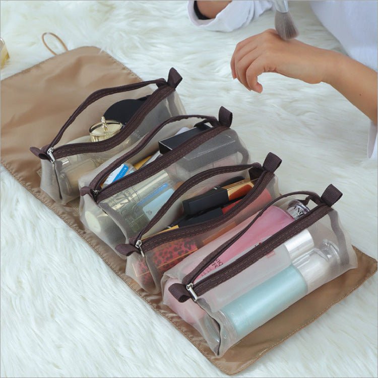 4pcs Cosmetic Bag Foldable Travel Bag - Buy That Thang