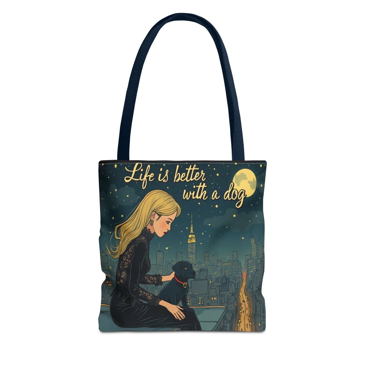Dog Lover Tote Bag - Life is Better with a Dog 2 - Buy That Thang